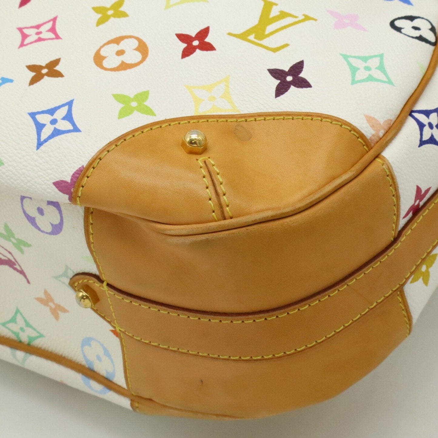 Louis Vuitton Monogram Multicolore Blanc Pvc Shoulder Bag