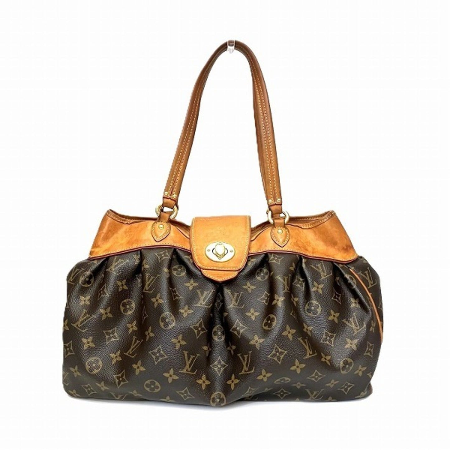 Louis Vuitton Brown Monogram Handbag Shoulder Bag ()