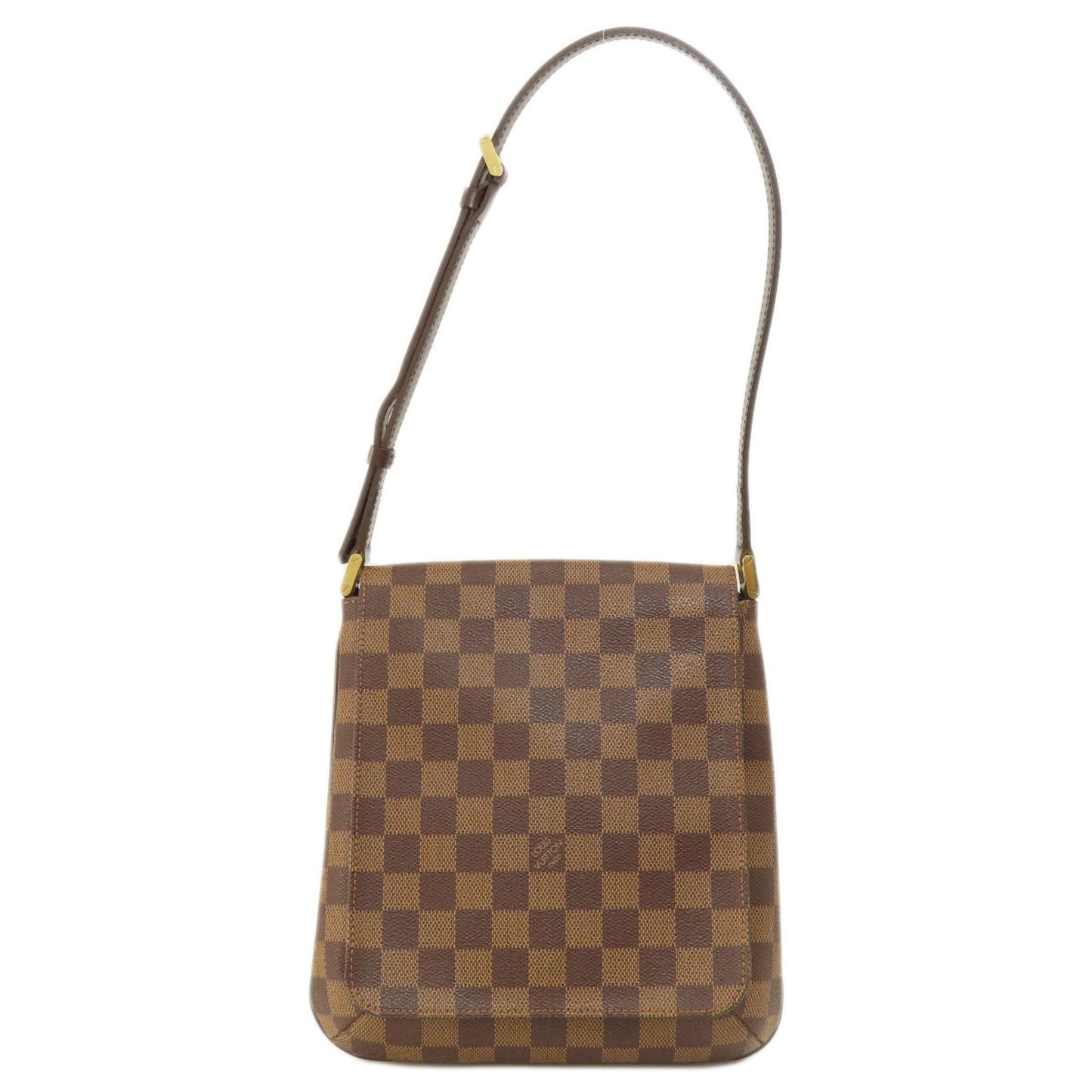 Louis Vuitton Damier Damier Canvas Ebene Damier Canvas Shoulder Bag