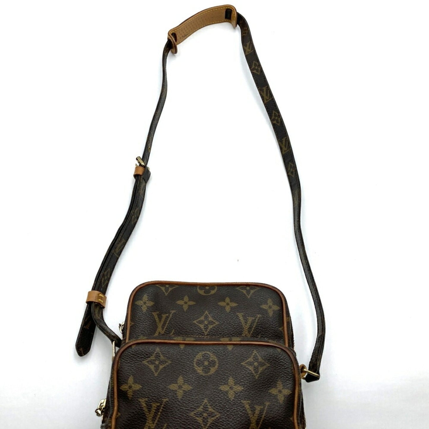 Louis Vuitton Brown Monogram Canvas Shoulder Bag