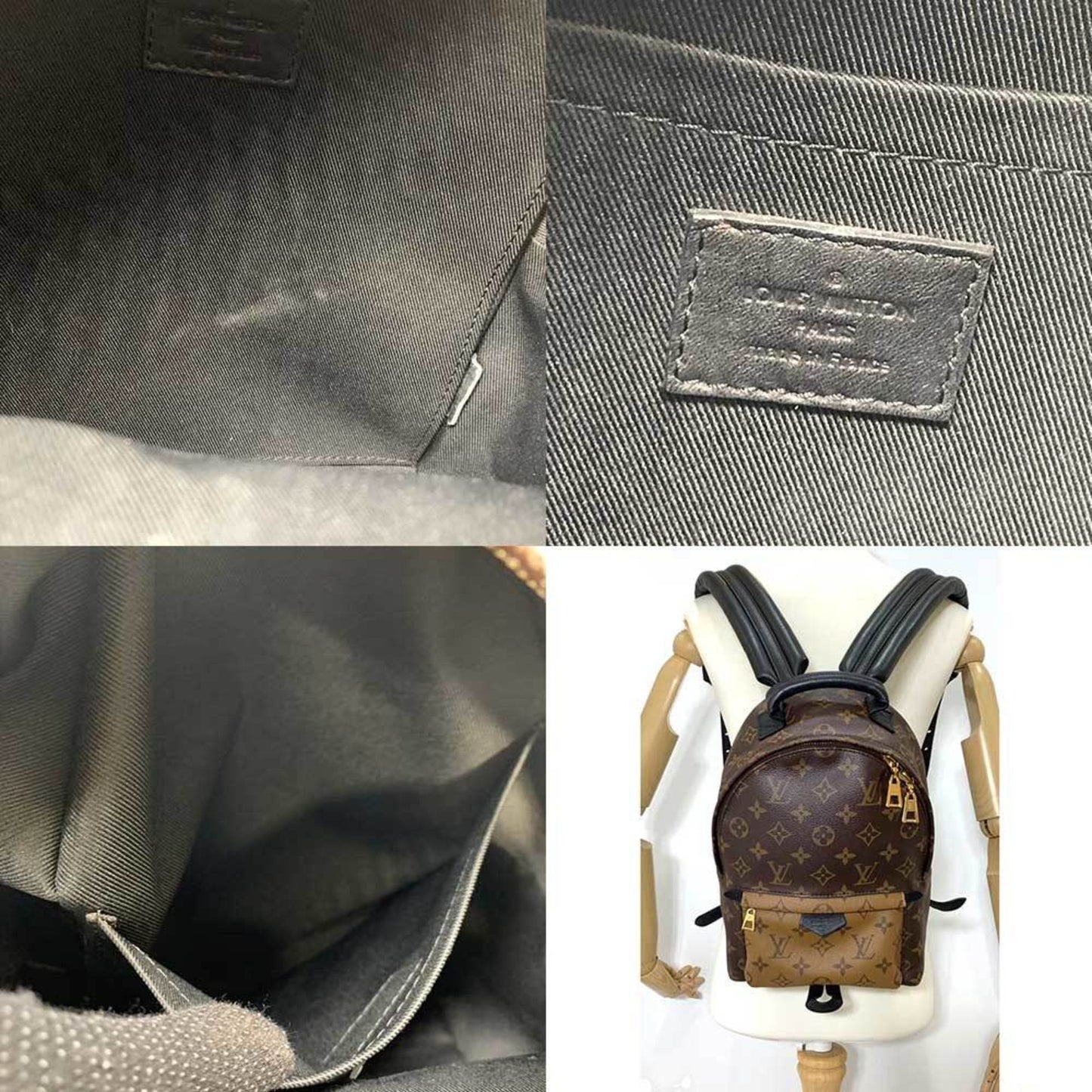 Louis Vuitton Monogram Reverse Black Brown Monogram Reverse Backpack