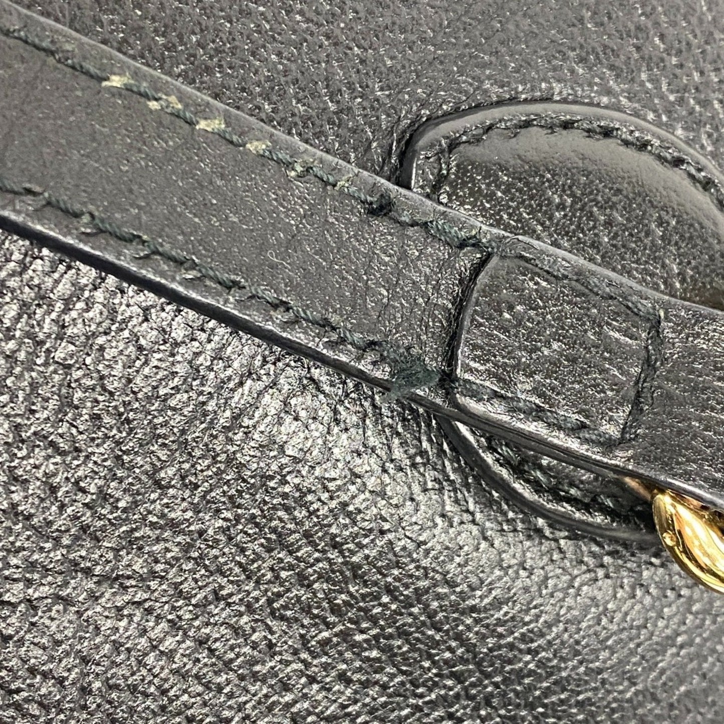 Gucci Black Leather Tote Bag