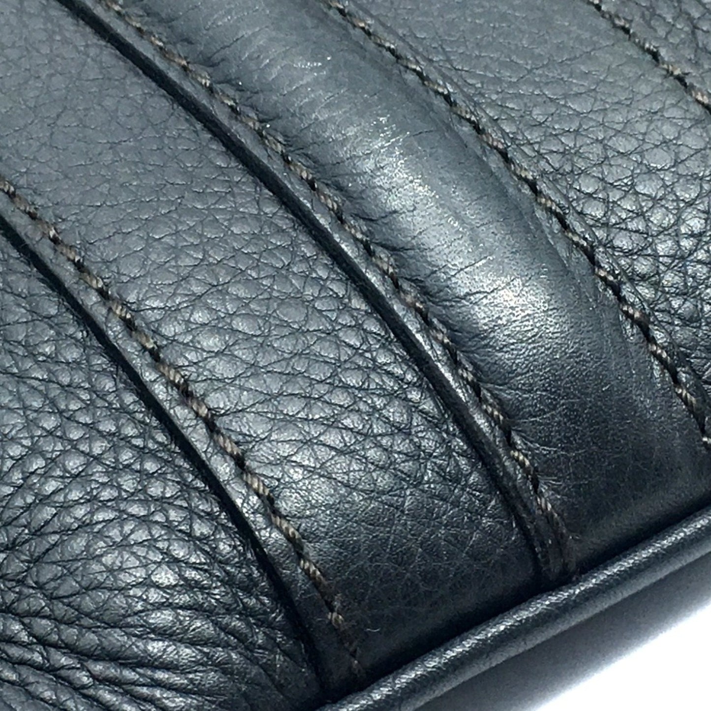 Gucci Gray Leather Shoulder Bag