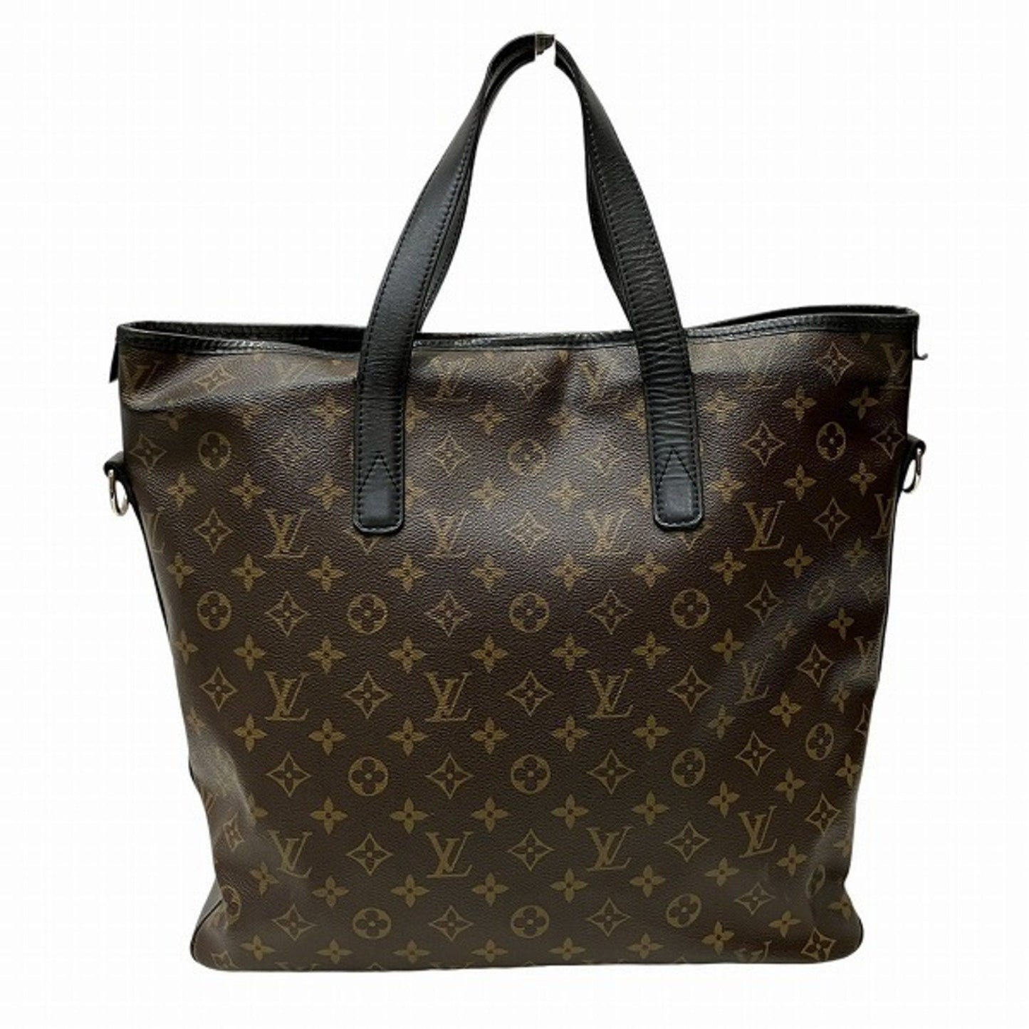 Louis Vuitton Monogram Macassar Black Brown Shoulder Bag Tote Bag