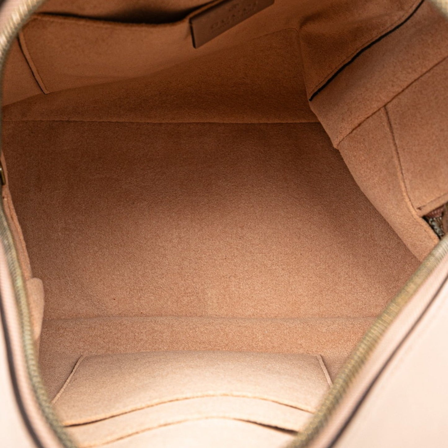 Gucci Pink Beige Leather Backpack