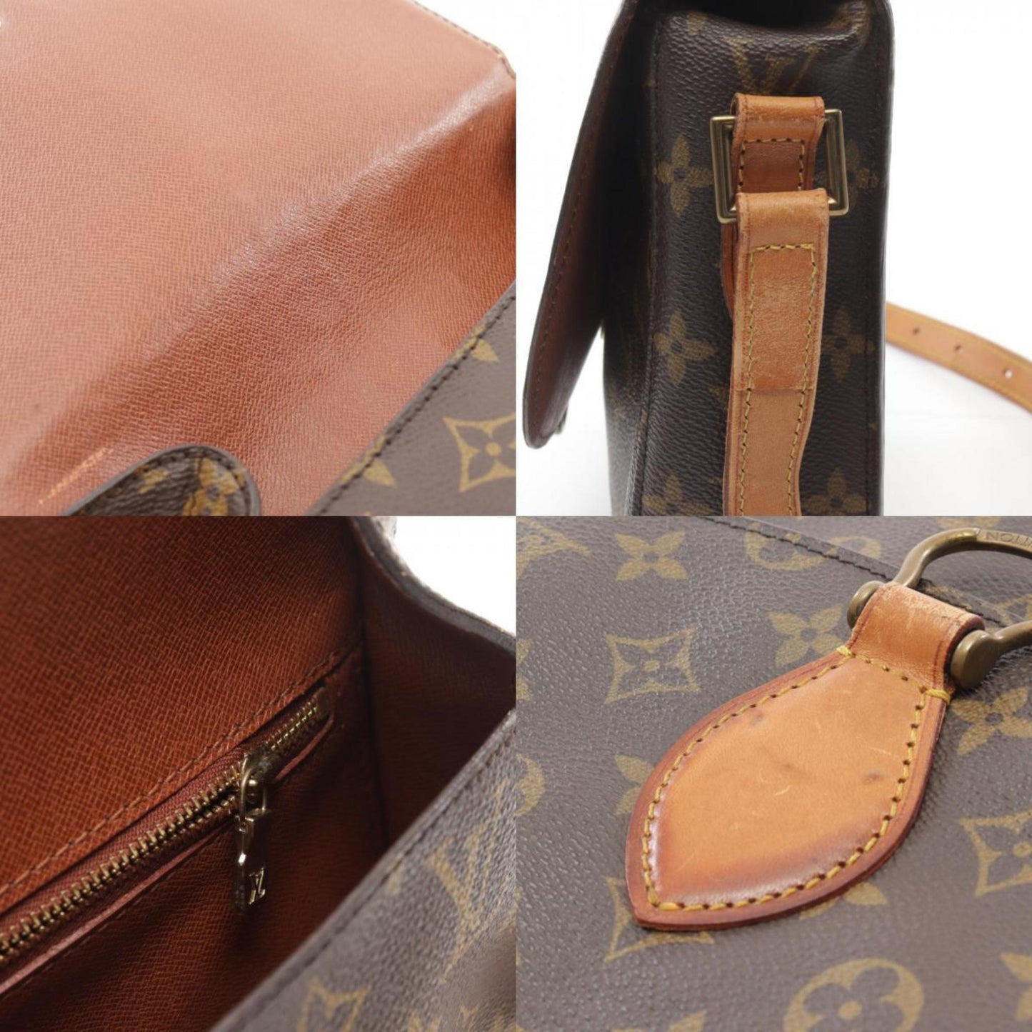 Louis Vuitton Brown Monogram Monogram Leather Shoulder Bag