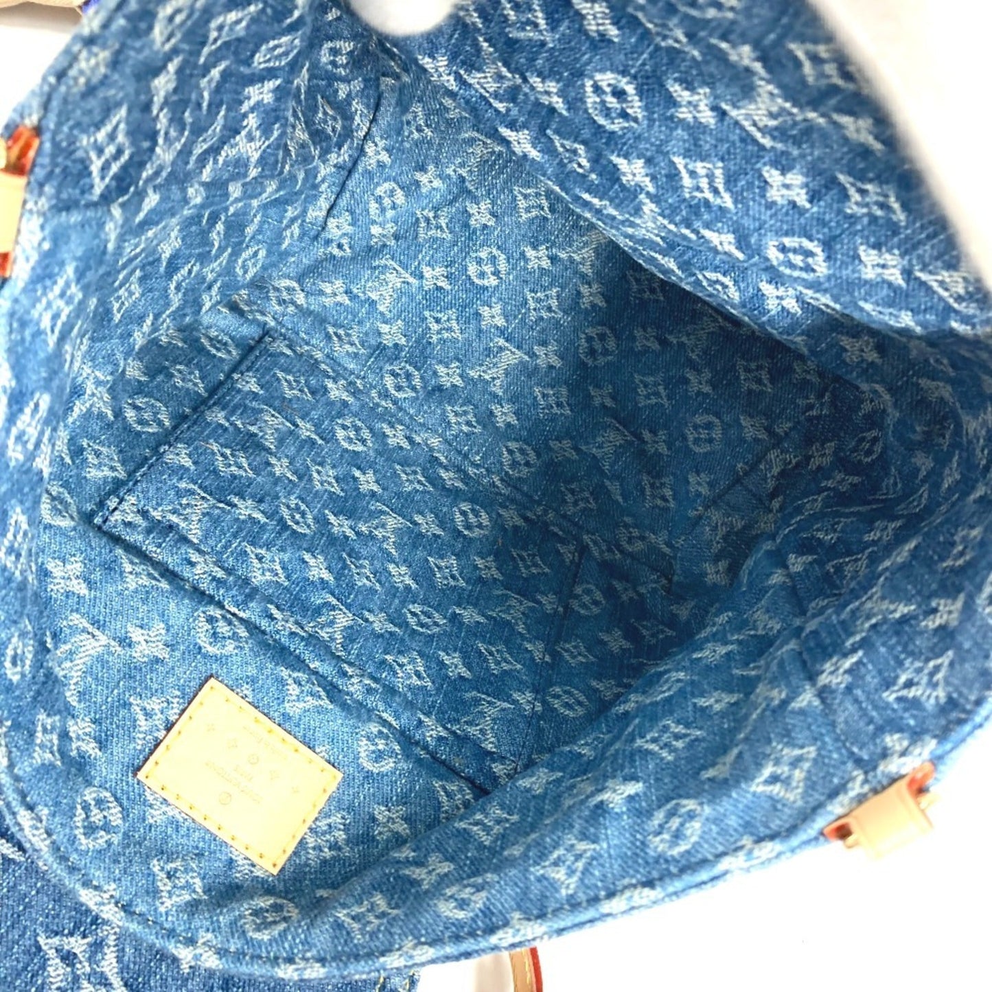 Louis Vuitton Blue Monogram Denim Backpack