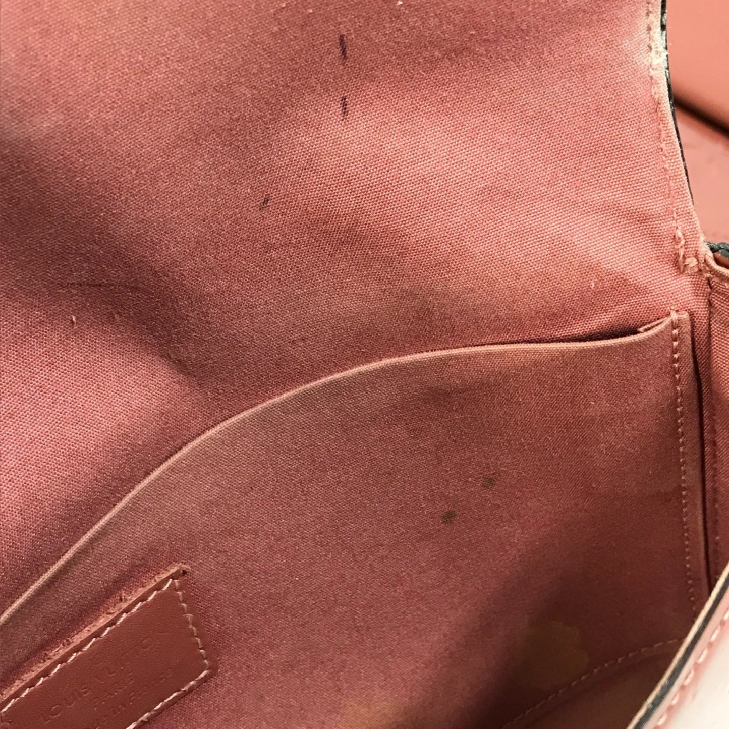 Louis Vuitton Pink Leather Shoulder Bag