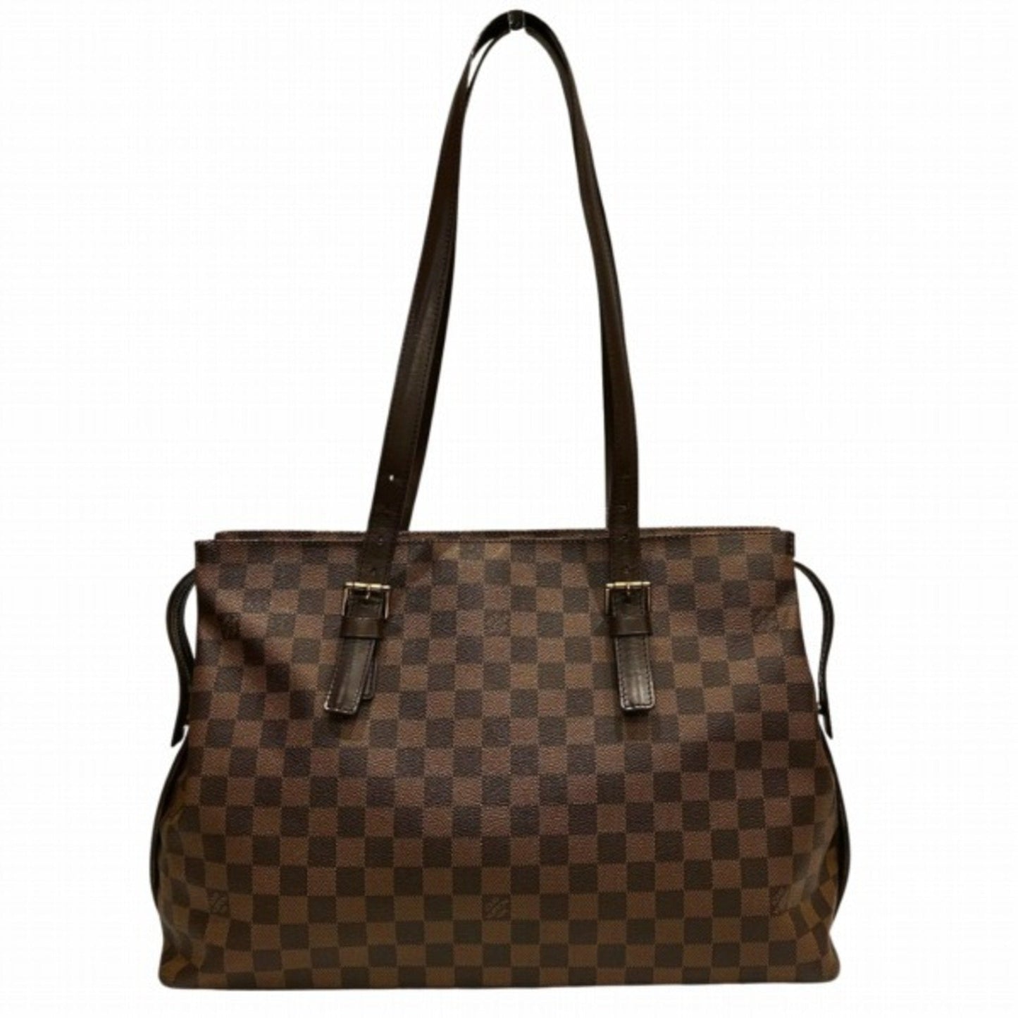 Louis Vuitton Brown Damier Canvas Shoulder Bag Tote Bag