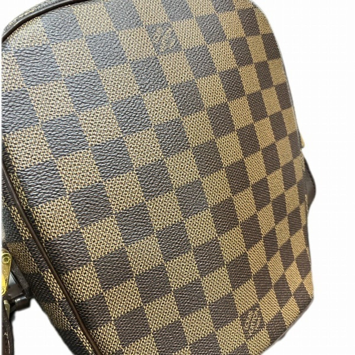 Louis Vuitton Damier Brown Damier Canvas Leather Shoulder Bag