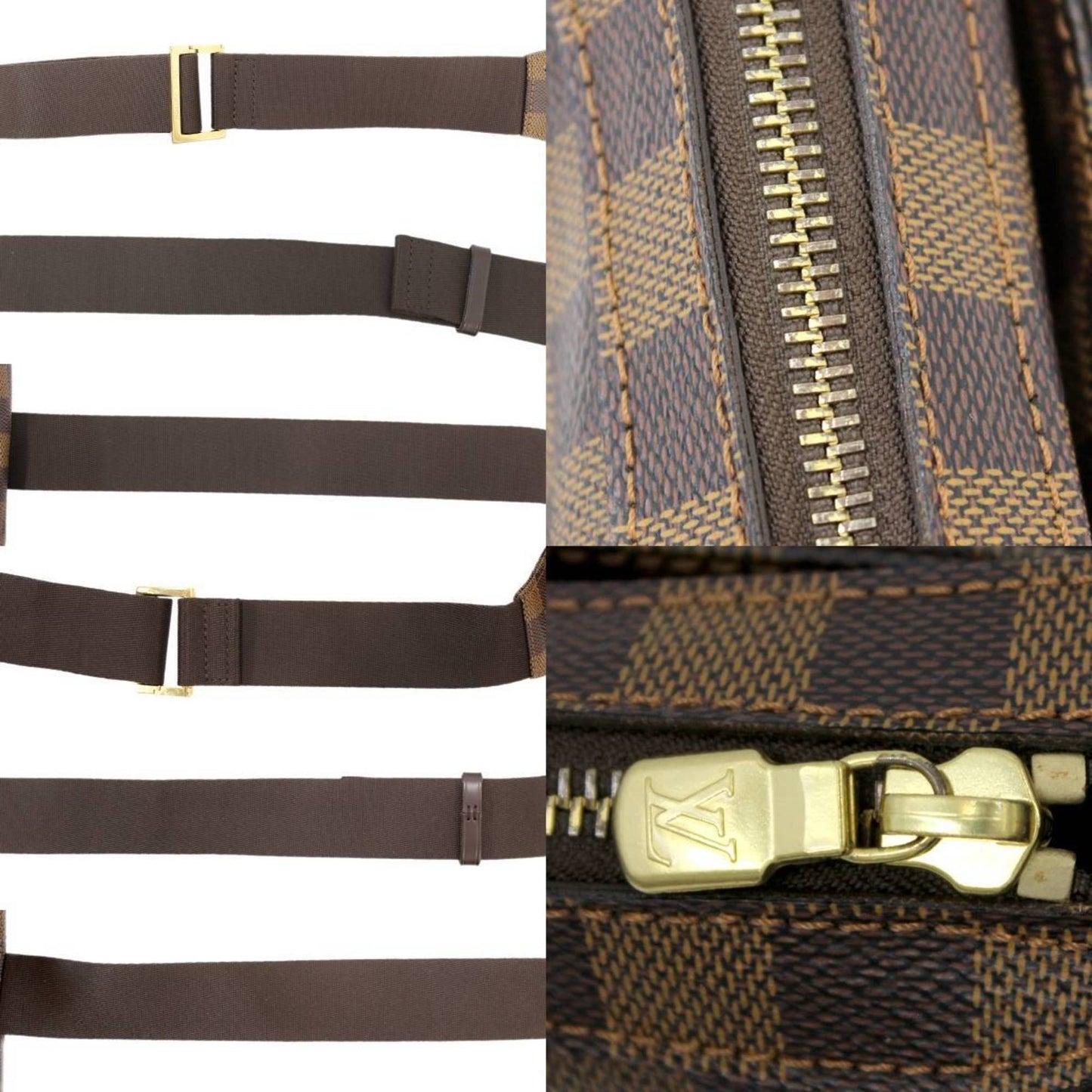 Louis Vuitton Damier Damier Canvas Ebene Shoulder Bag Sling Bag