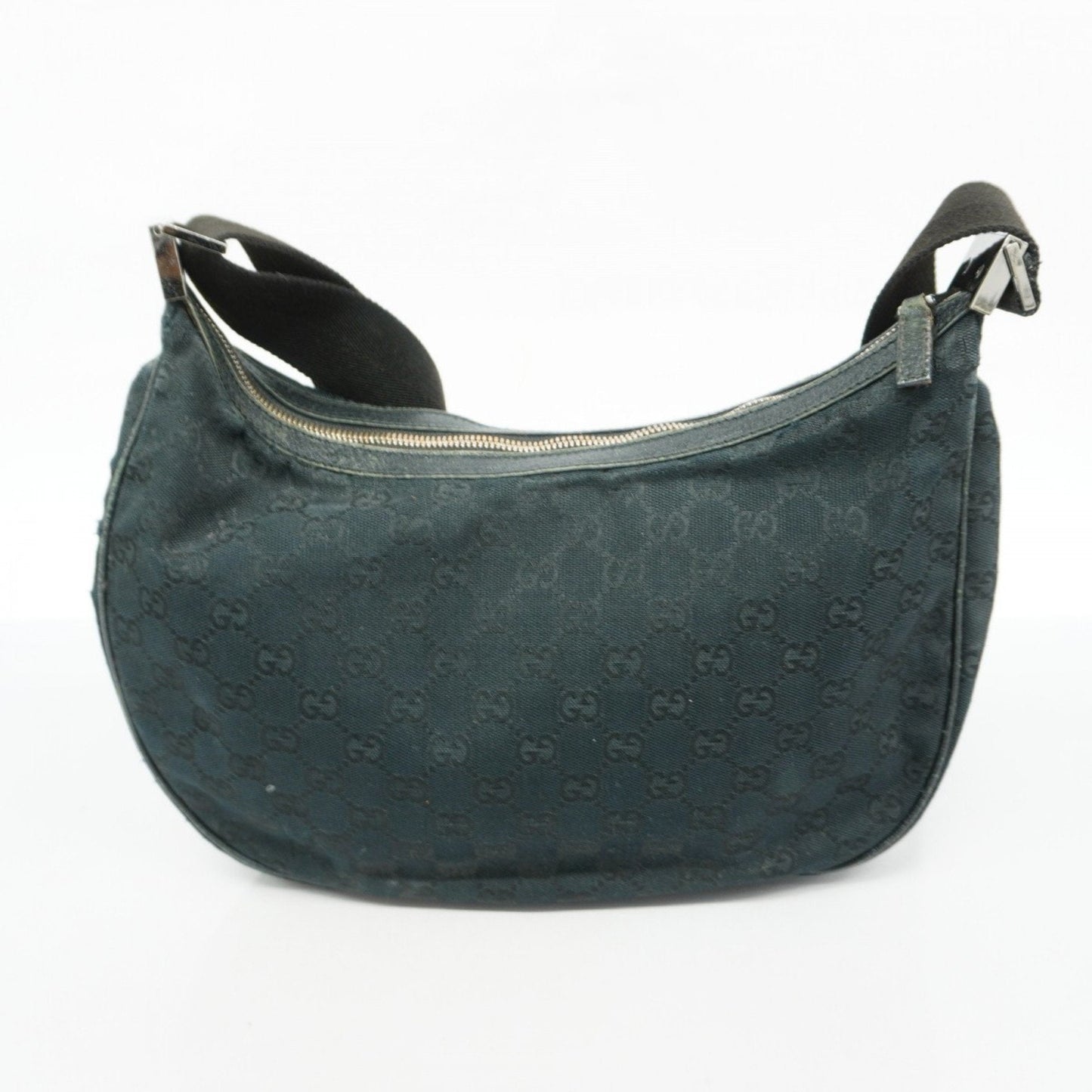Gucci Black Canvas Shoulder Bag