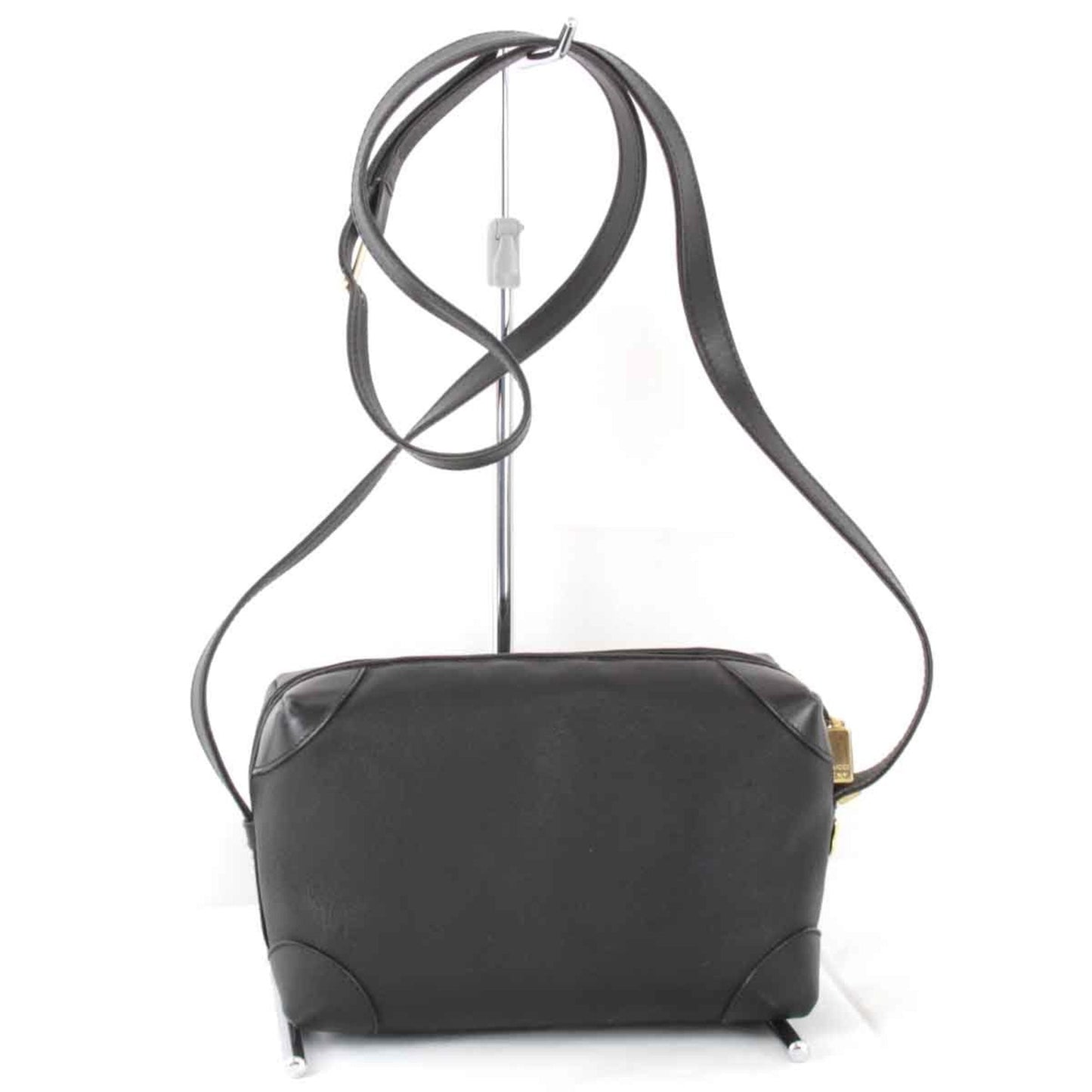 Gucci Gucci Interlocking Black Leather Shoulder Bag