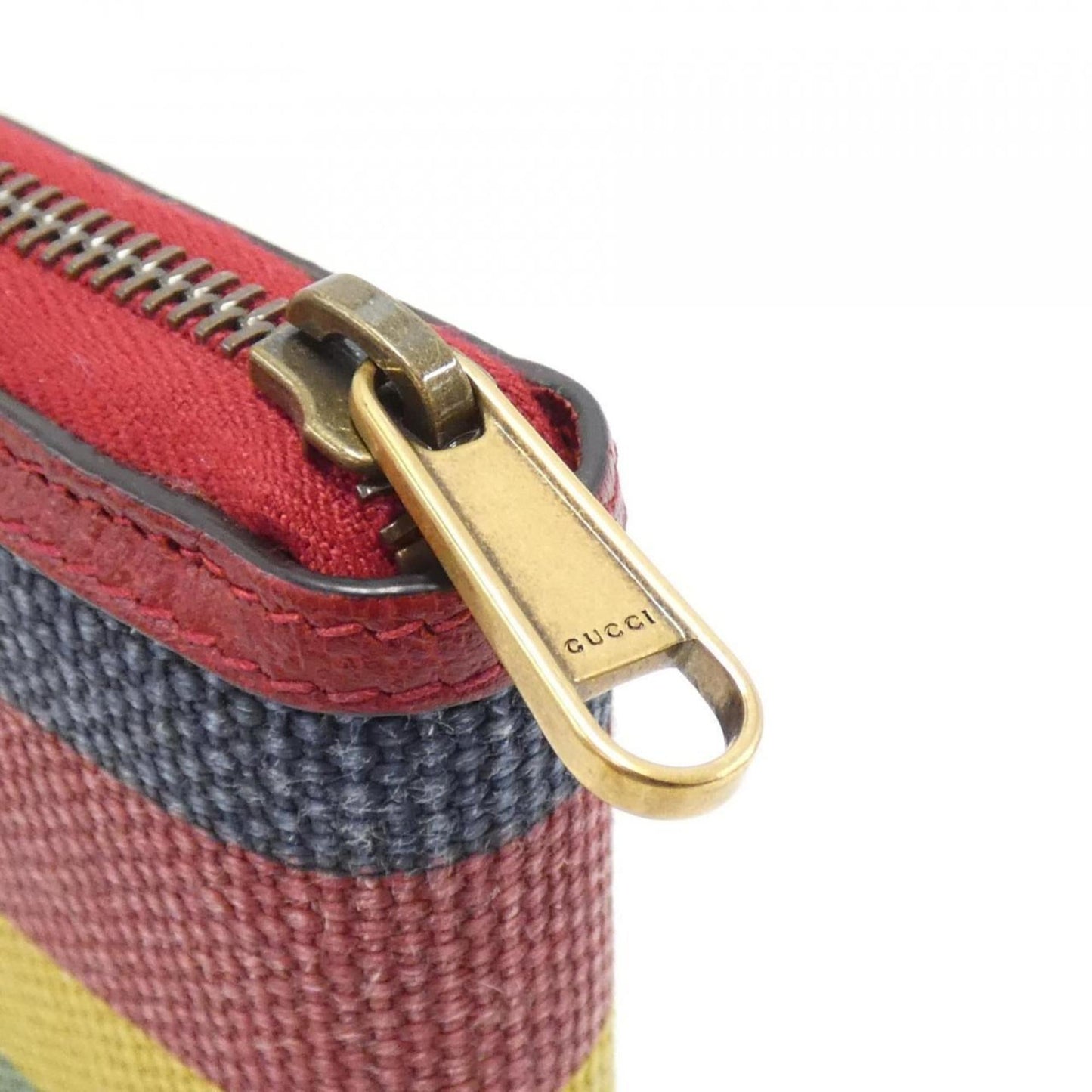 Gucci Multi-Color Canvas Long Wallet (Bi-Fold)