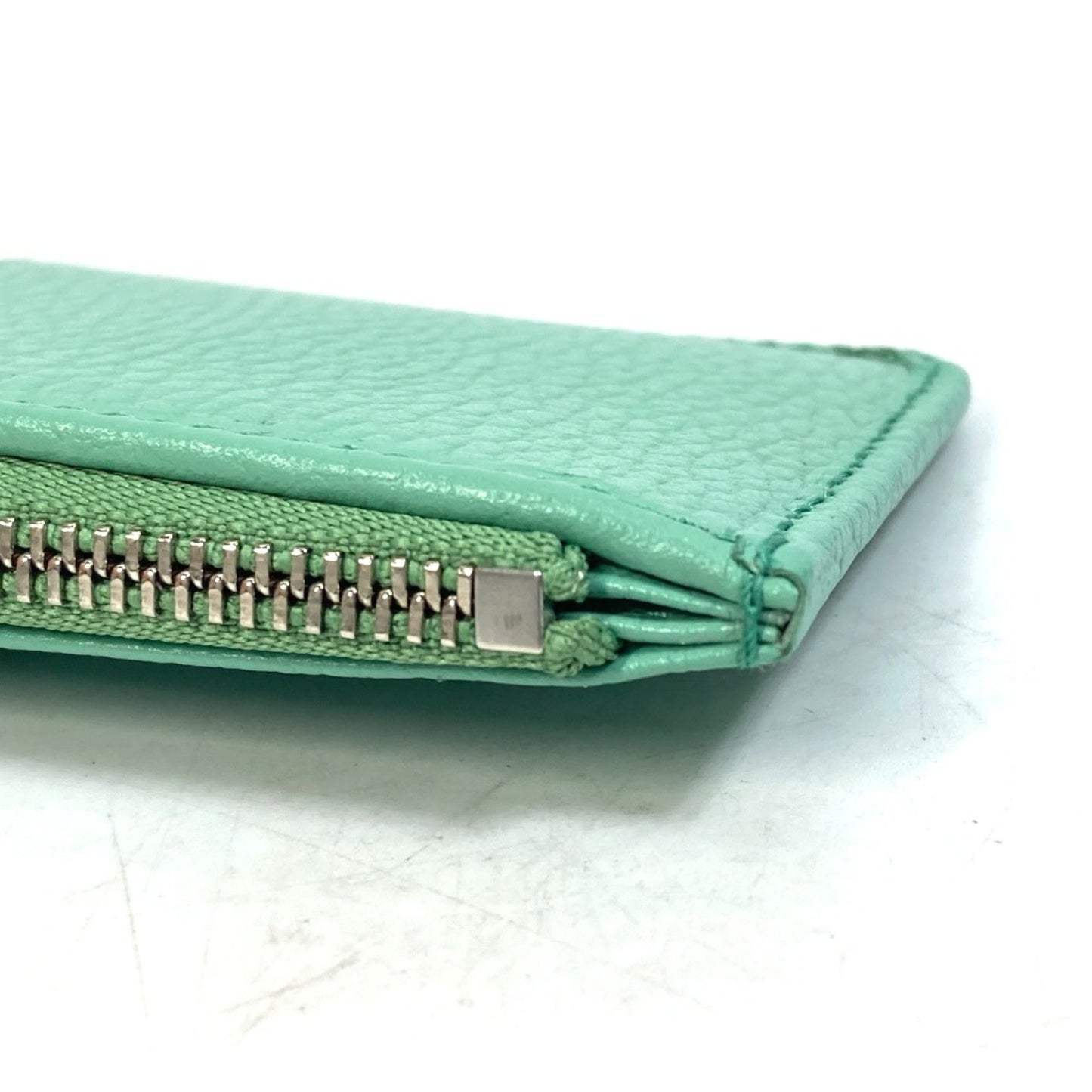 Gucci Green Leather Coin Purse/Coin Case