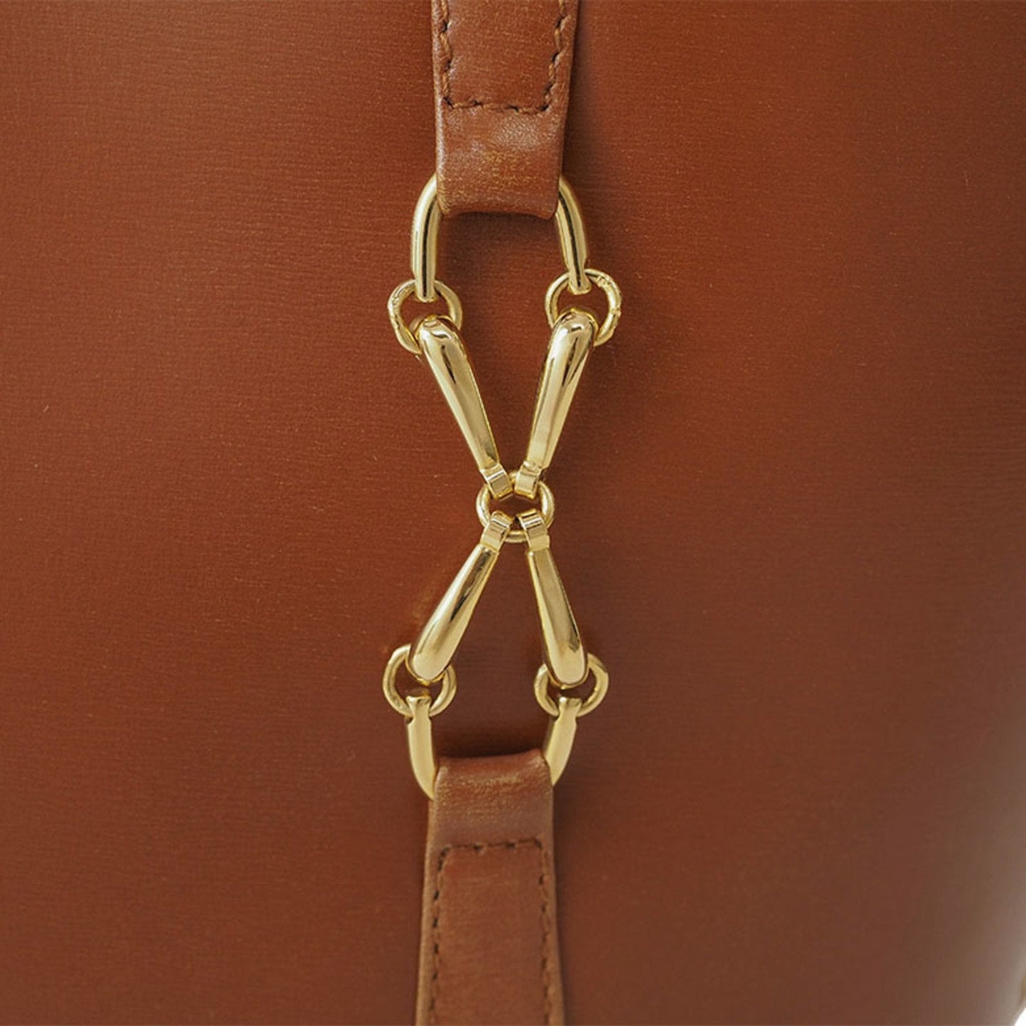 Gucci Brown Leather Tote Bag