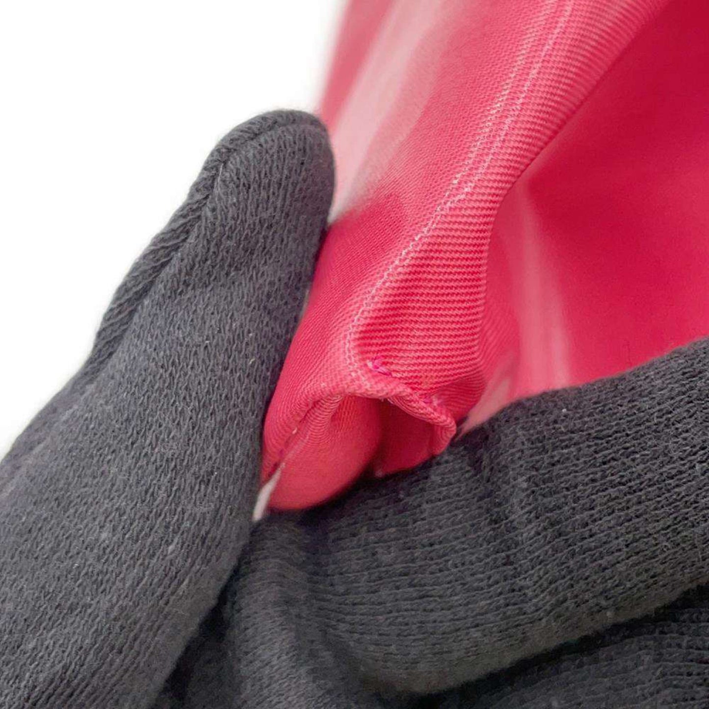 Gucci Orange Pink Coated Canvas Pvc Tote Bag