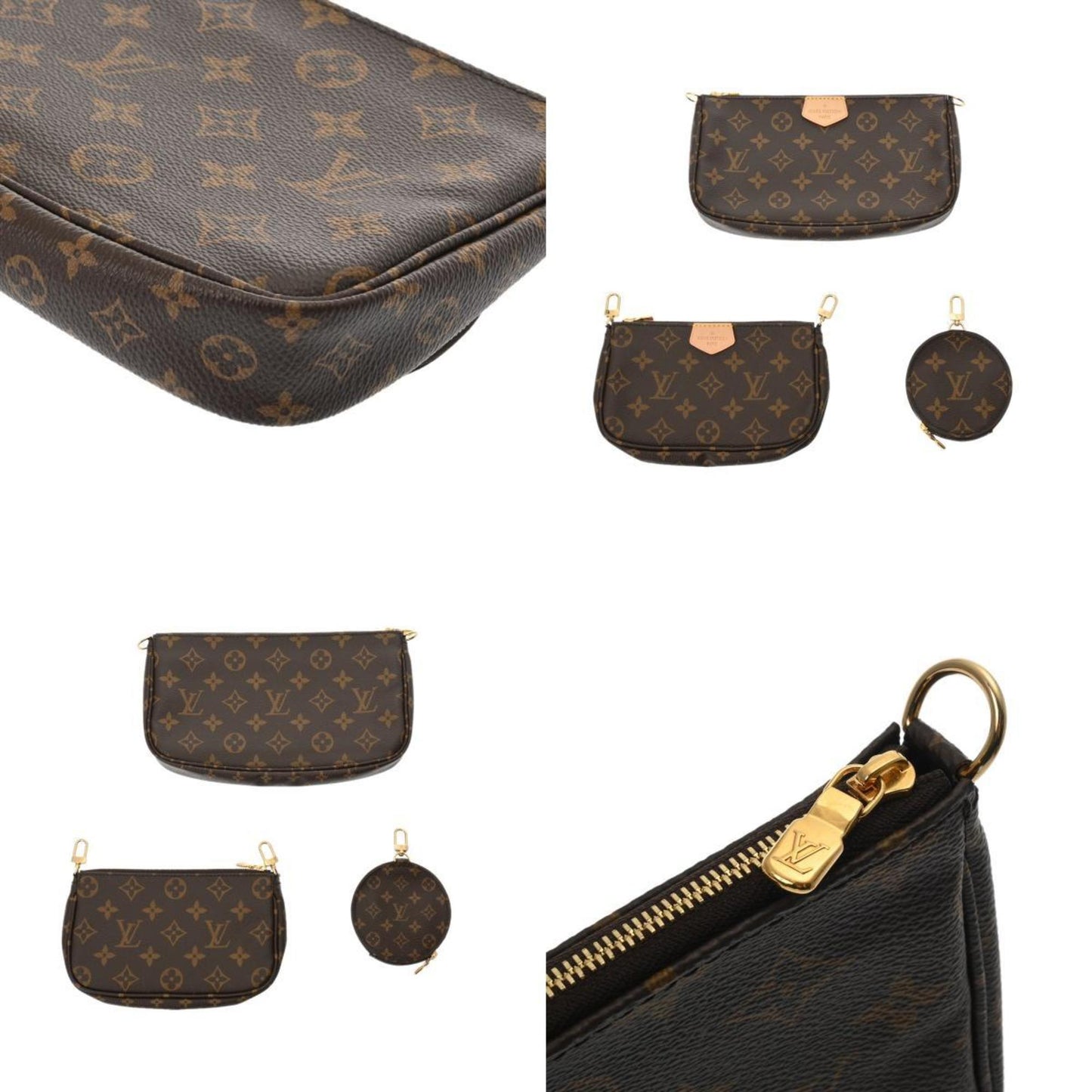 Louis Vuitton Khaki Monogram Monogram Pochette Pouch Shoulder Bag