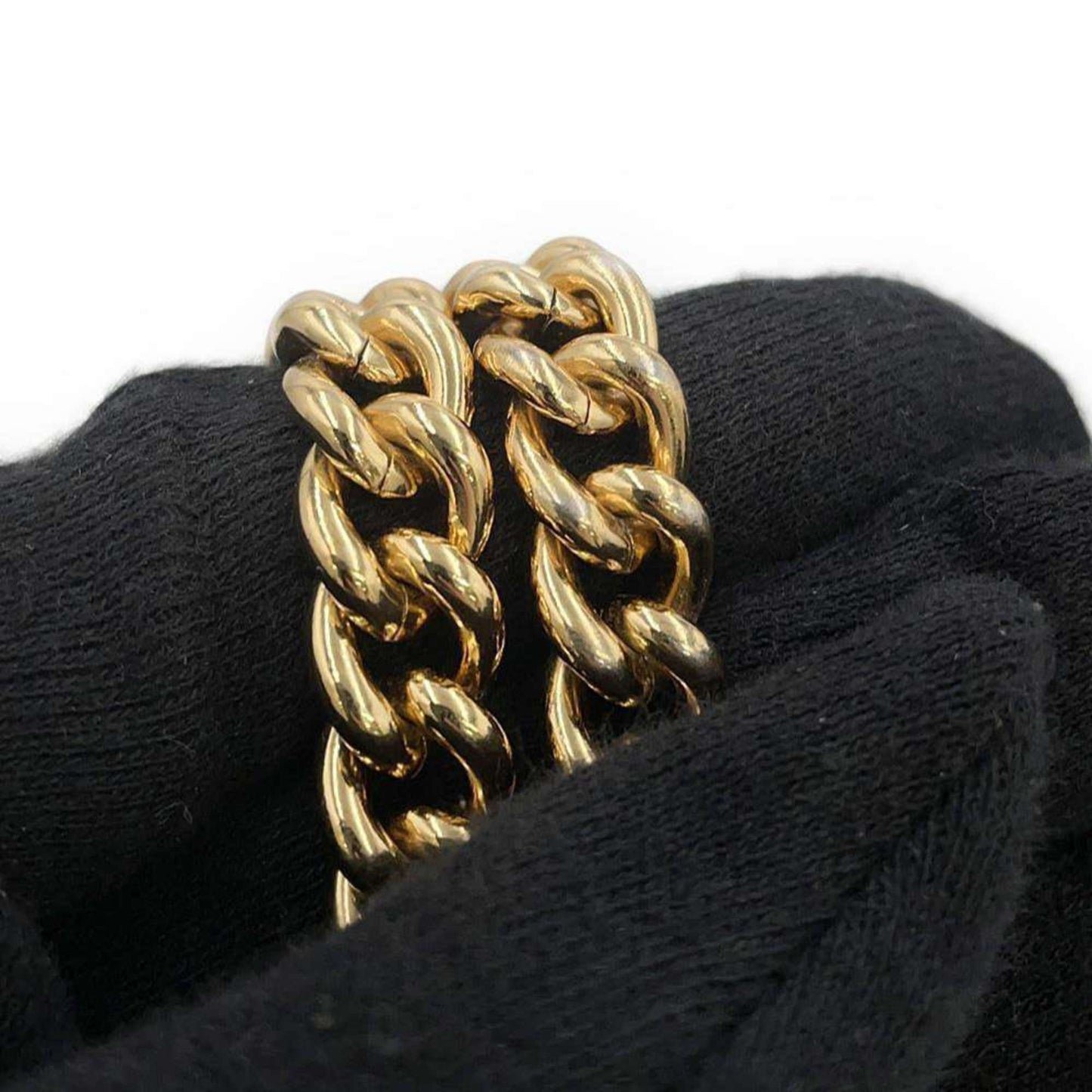 Gucci Black Leather Chain/Shoulder Wallet