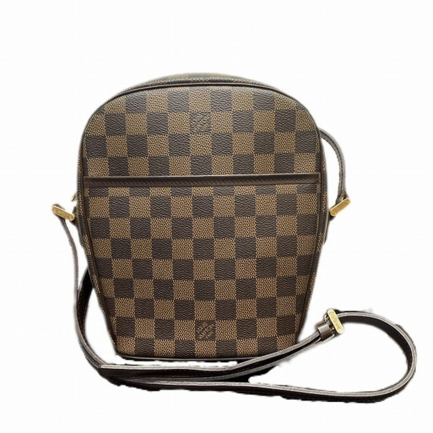 Louis Vuitton Damier Brown Damier Canvas Leather Shoulder Bag ()