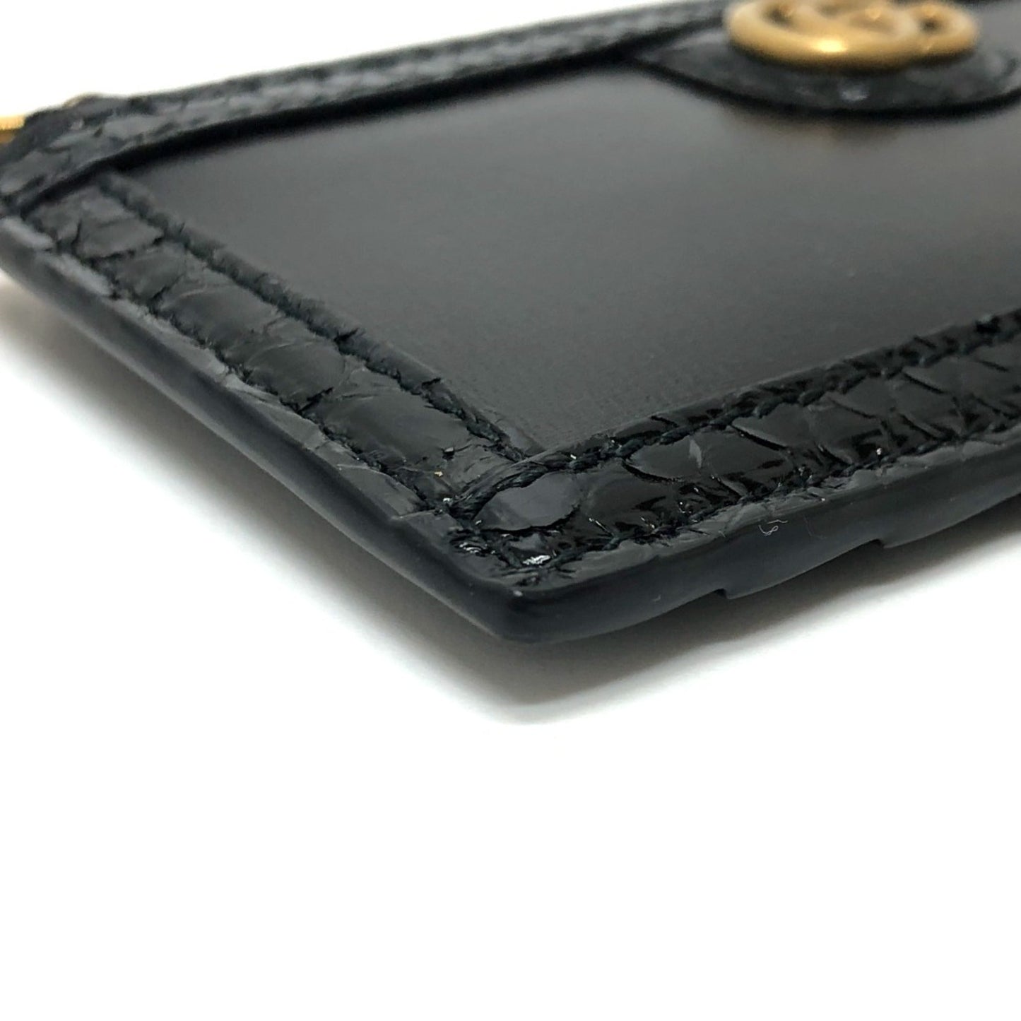 Gucci Black Leather Coin Purse/Coin Case