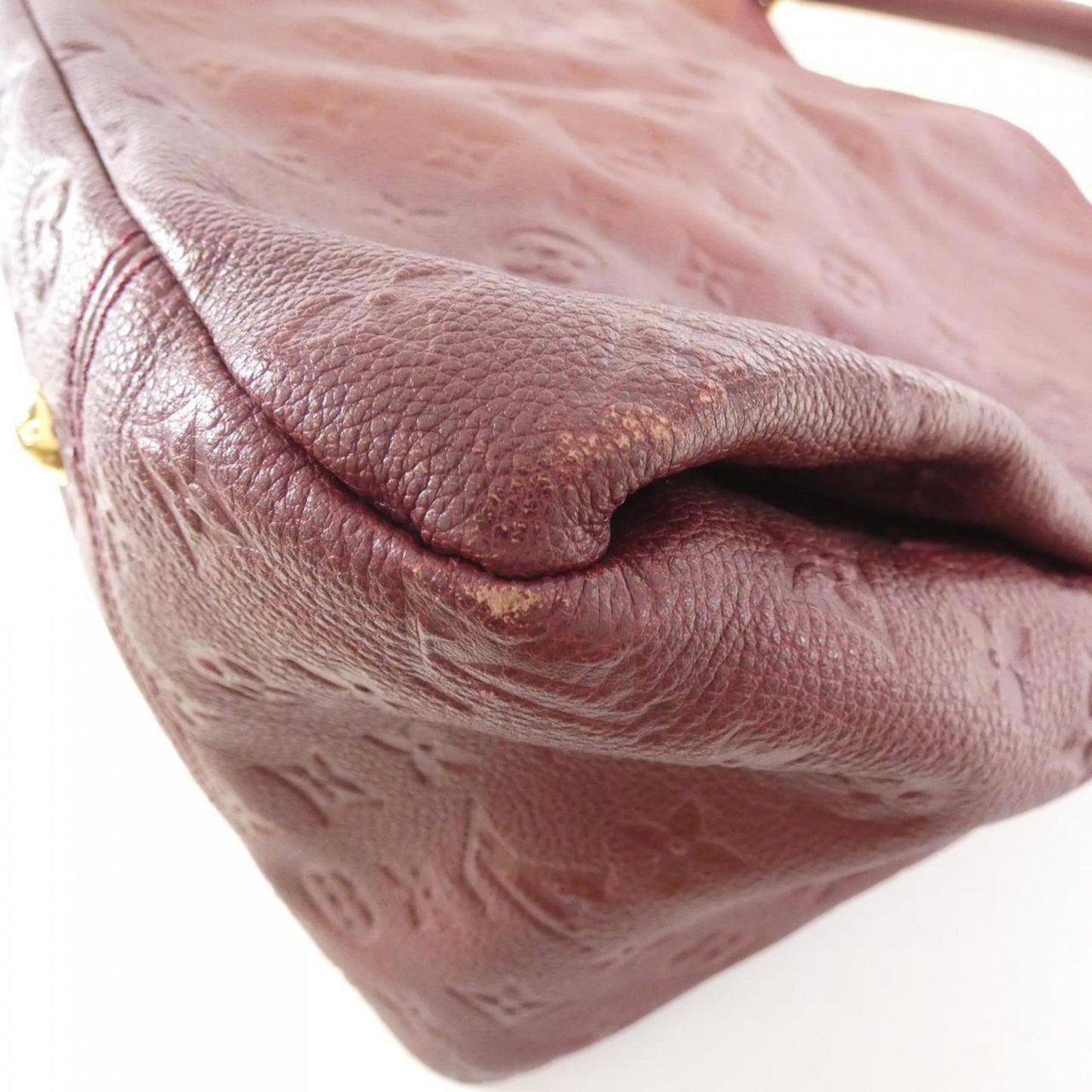 Louis Vuitton Flamme Red Color Leather Shoulder Bag