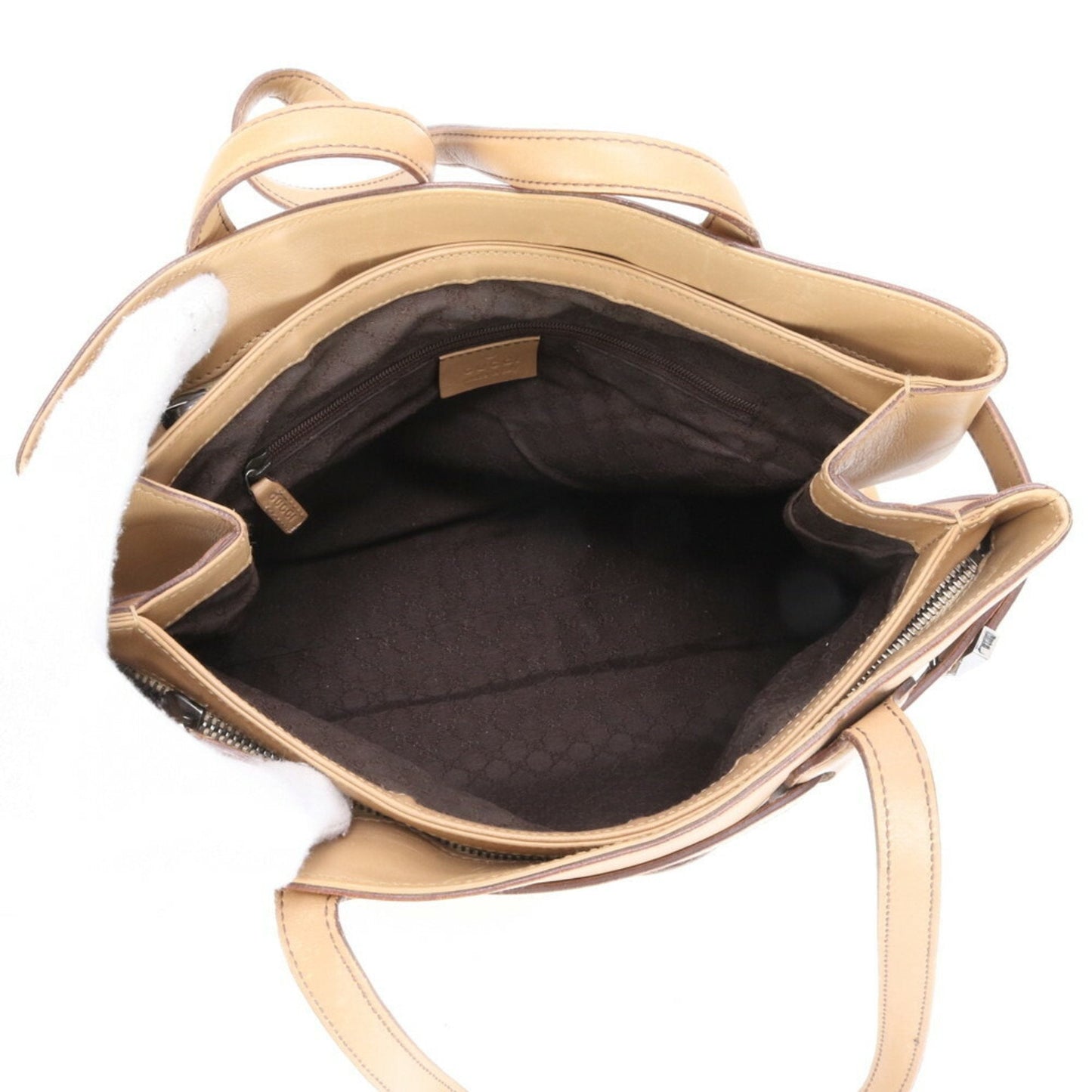 Gucci Light Brown Leather Shoulder Bag