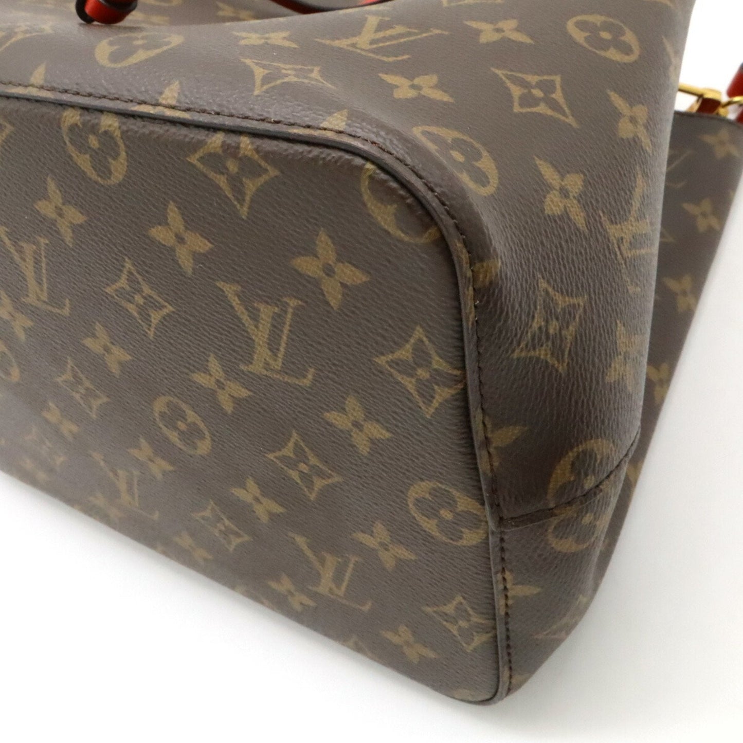 Louis Vuitton Coquelicots Red Color Monogram Leather Shoulder Bag