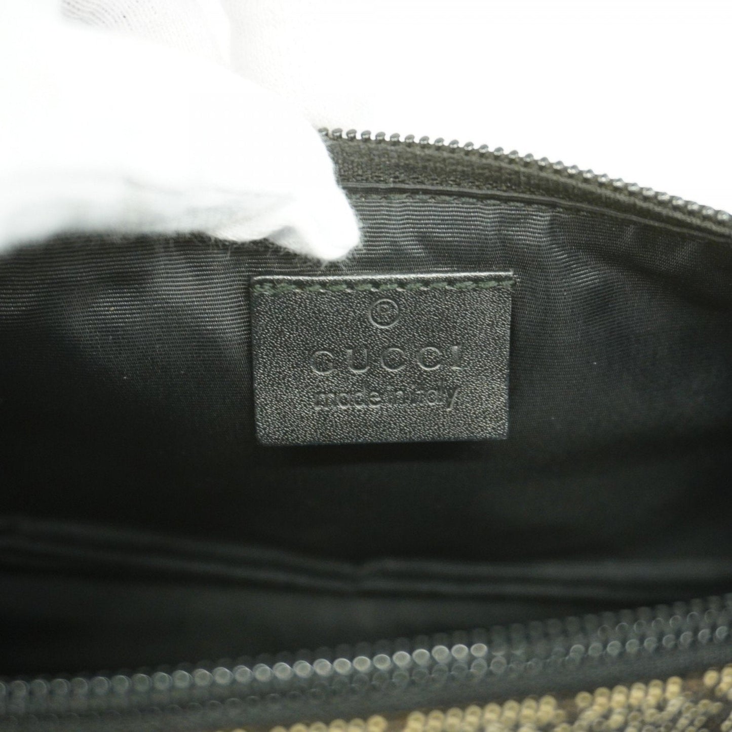 Gucci Black Canvas Handbag