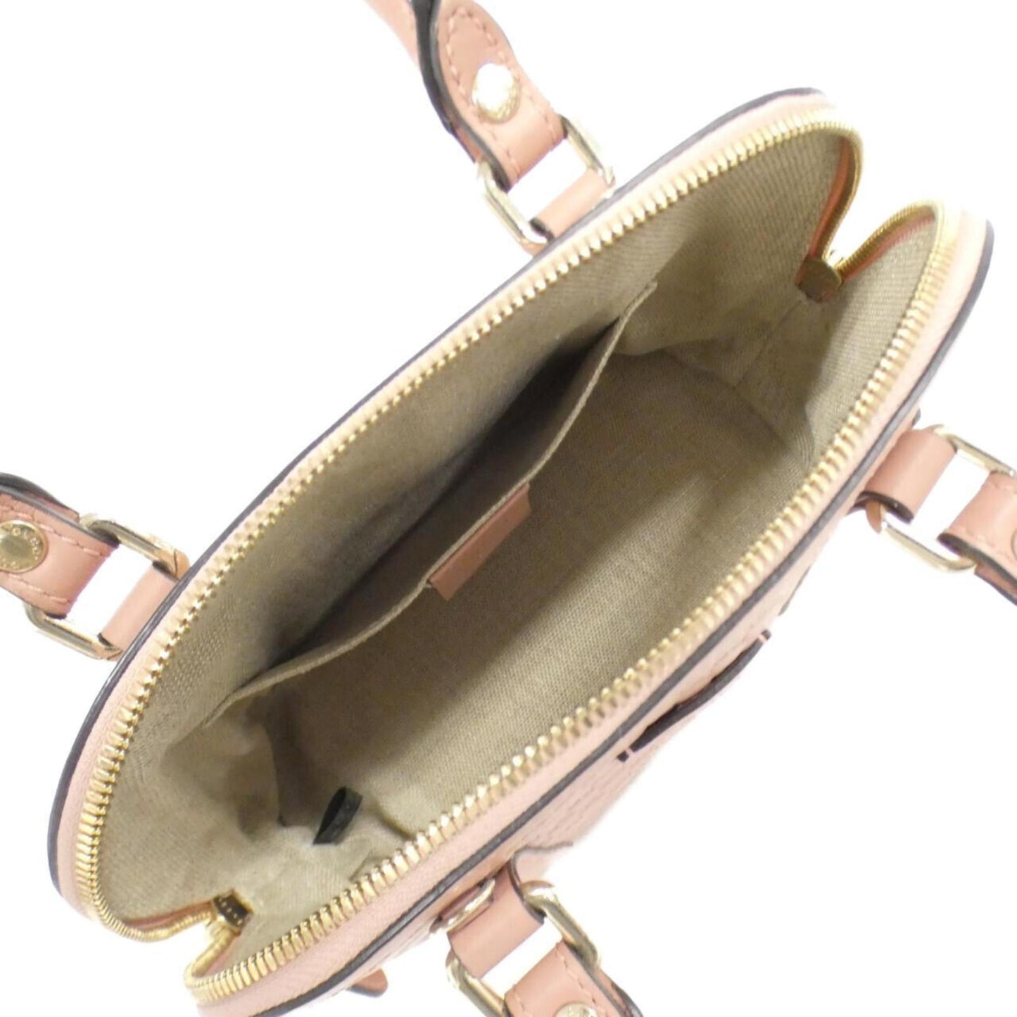 Gucci Pink Micro Gg Leather Handbag
