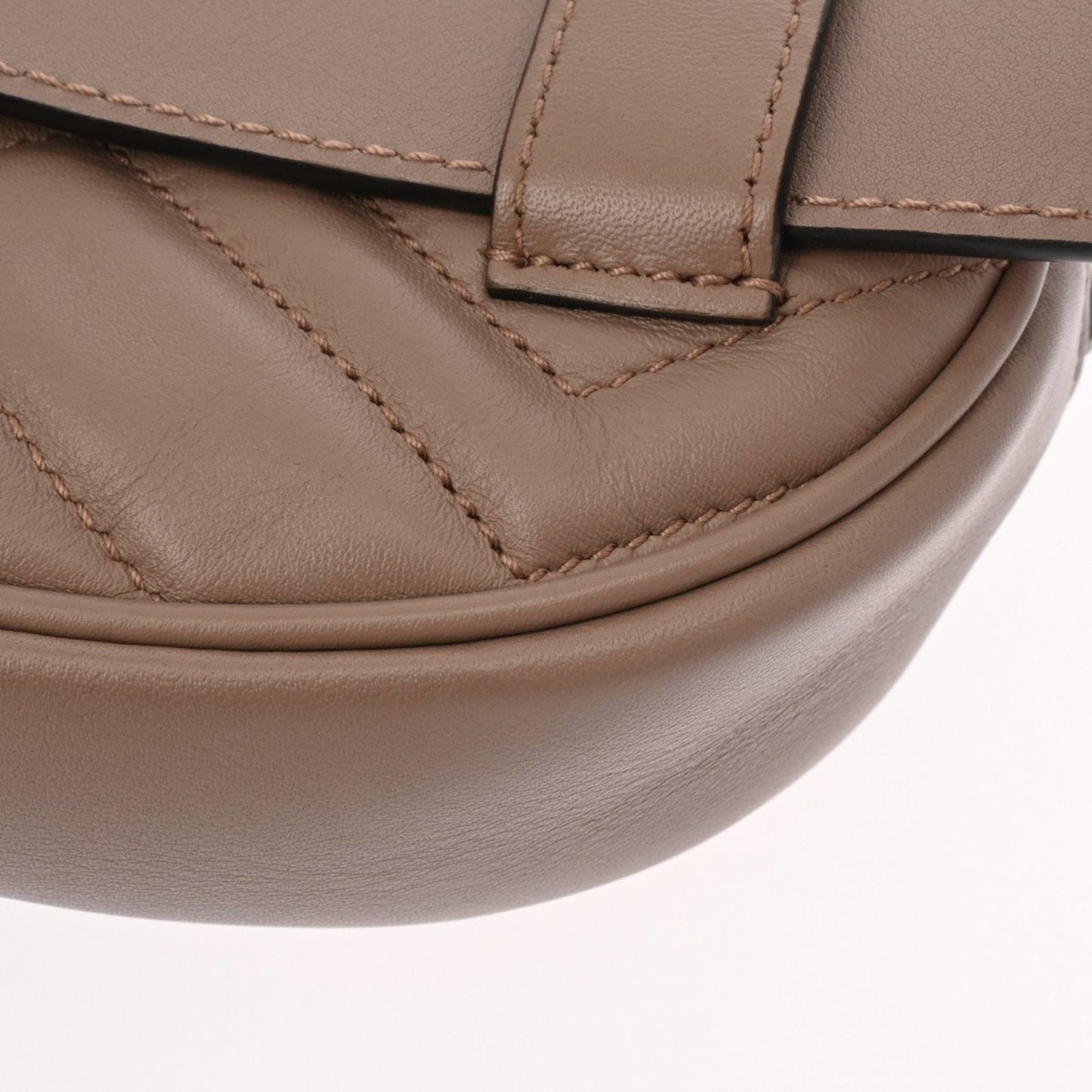 Gucci Gg Marmont Grayish Leather Fanny Pack