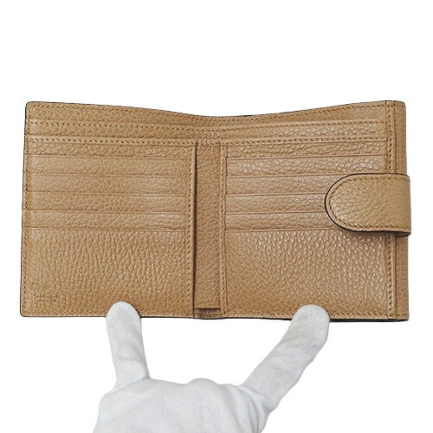 Gucci Beige Leather Wallet (Bi-Fold)