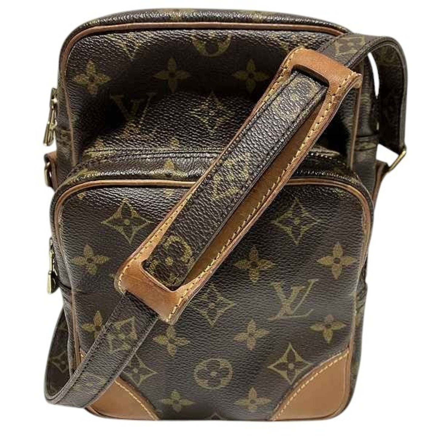 Louis Vuitton Brown Shoulder Bag ()