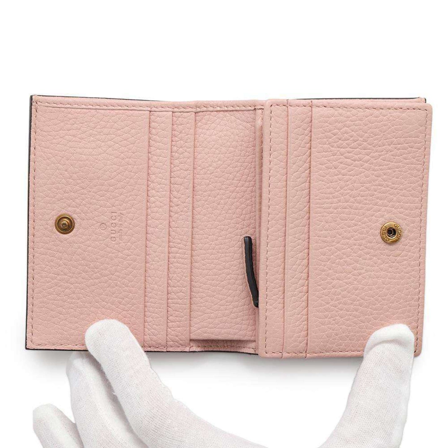 Gucci Pink Leather Wallet (Bi-Fold)