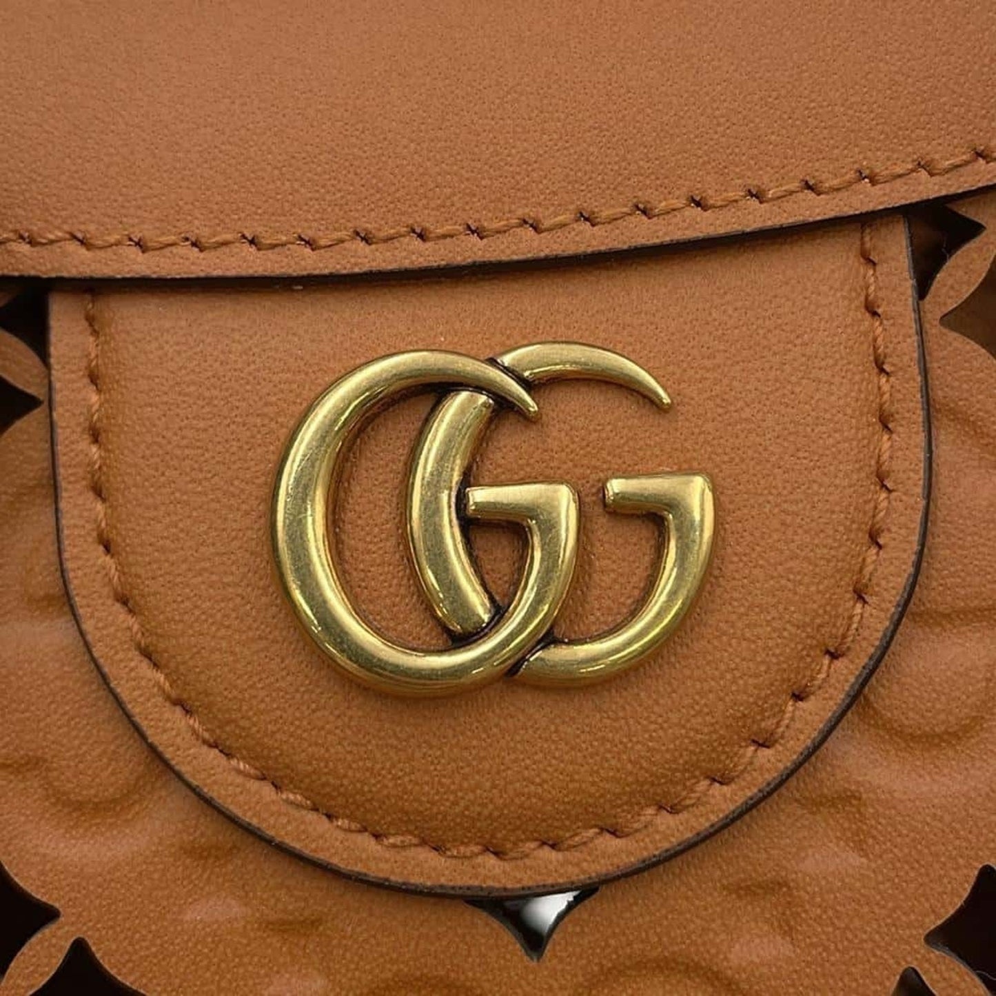Gucci Light Brown Leather Handbag