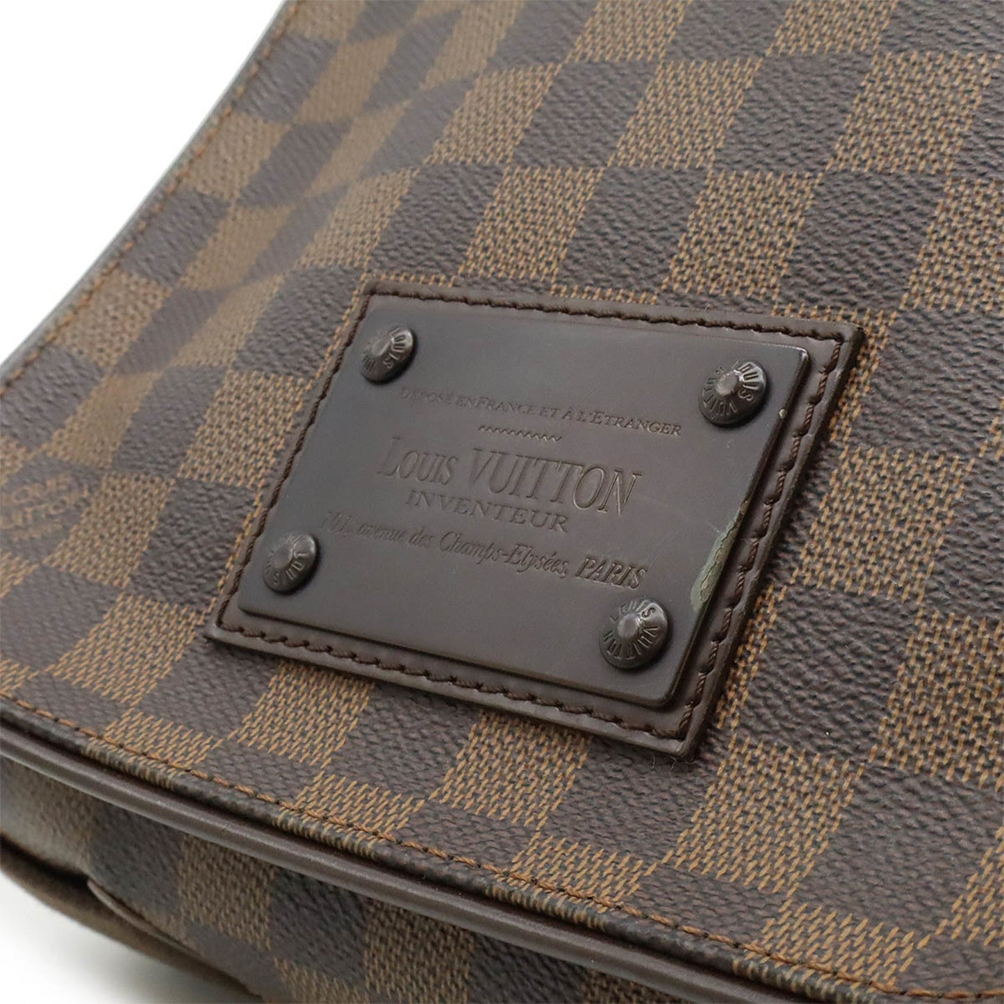 Louis Vuitton Brown Pvc Shoulder Bag