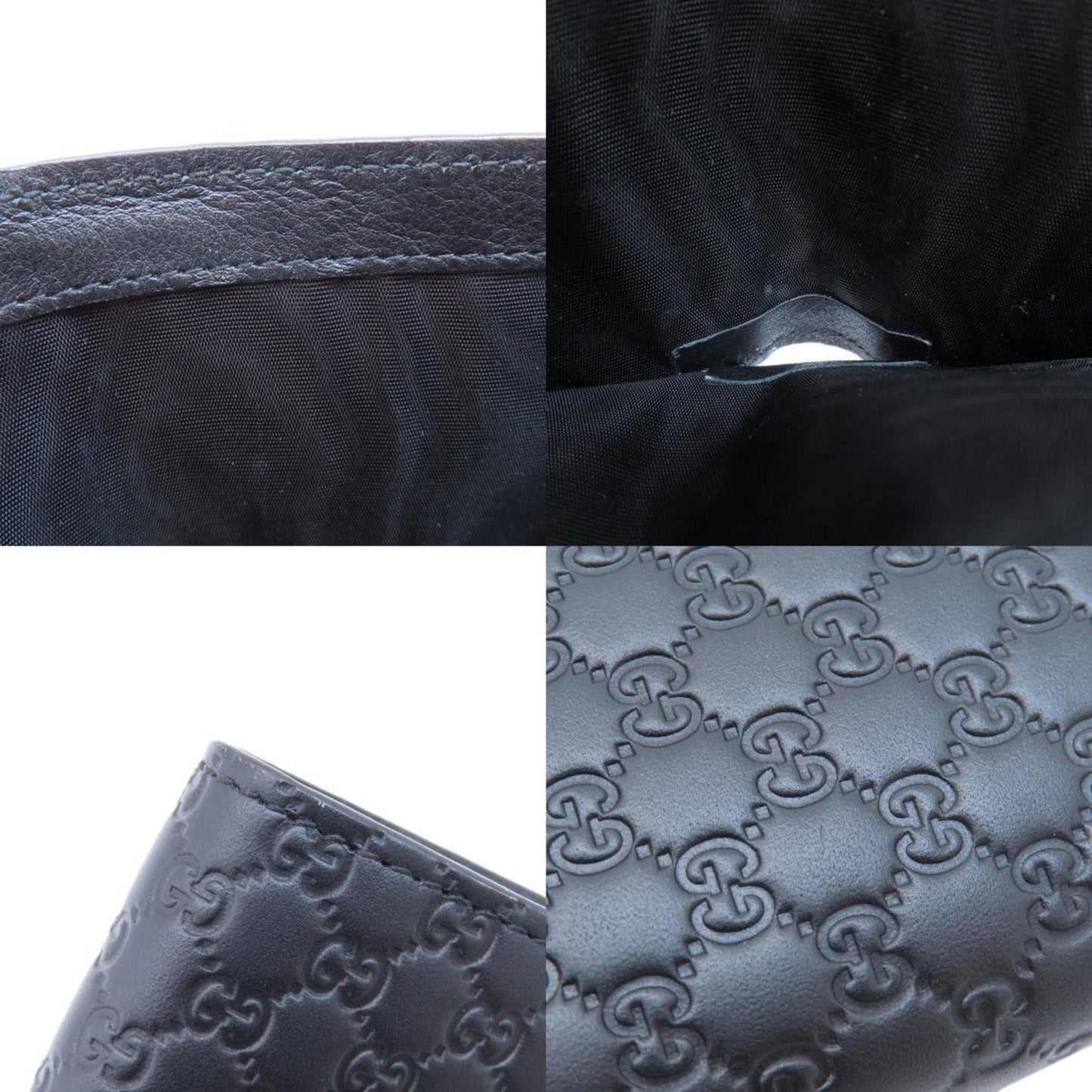 Gucci Black Leather Wallet (Bi-Fold)