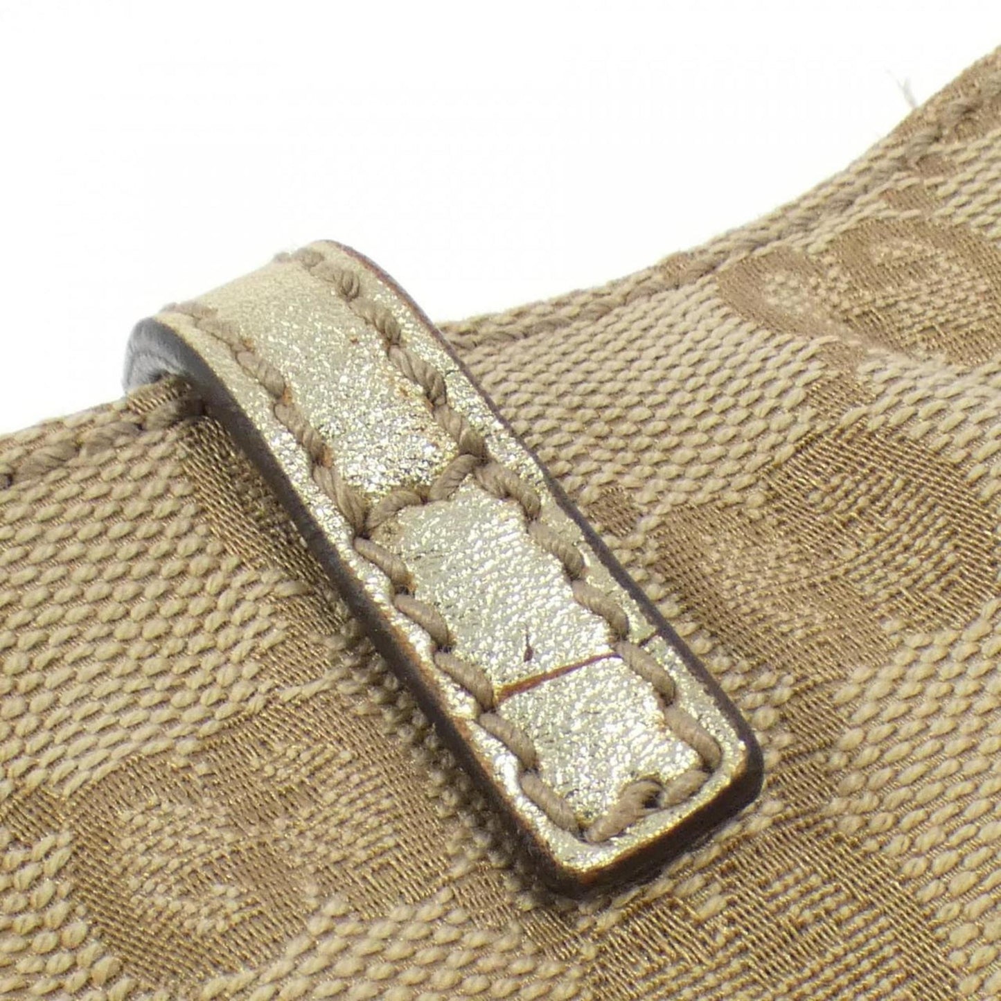 Gucci Beige Gg Canvas Shoulder Bag