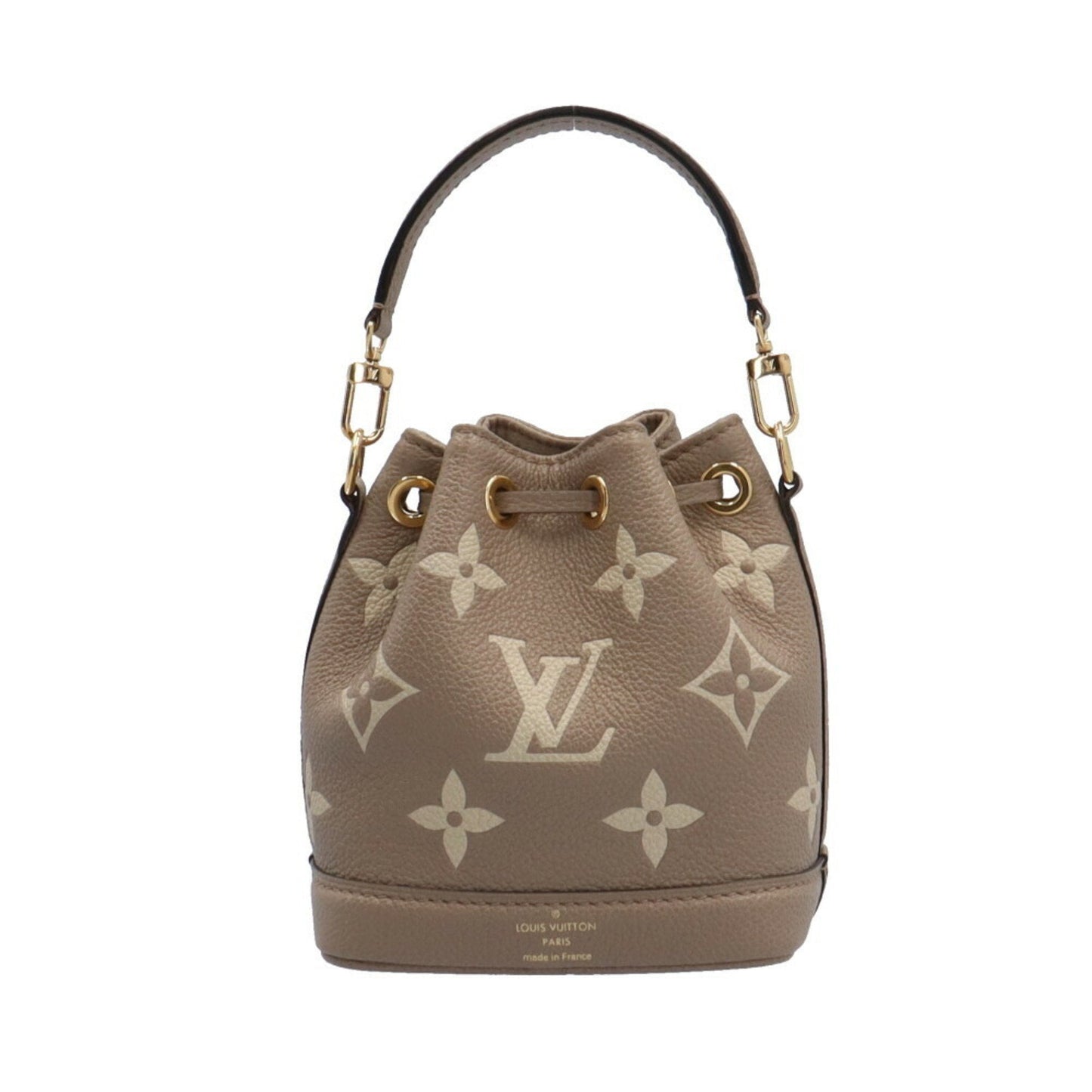 Louis Vuitton Empreinte Beige Leather Shoulder Bag