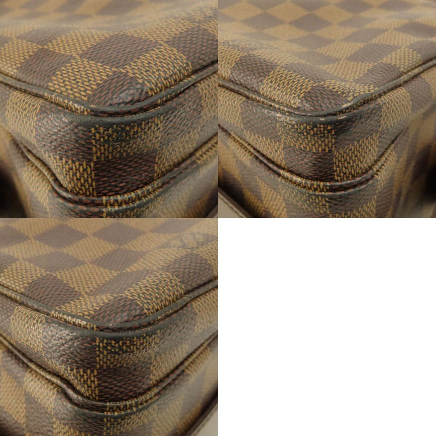 Louis Vuitton Damier Brown Damier Canvas Ebene Damier Canvas Shoulder Bag