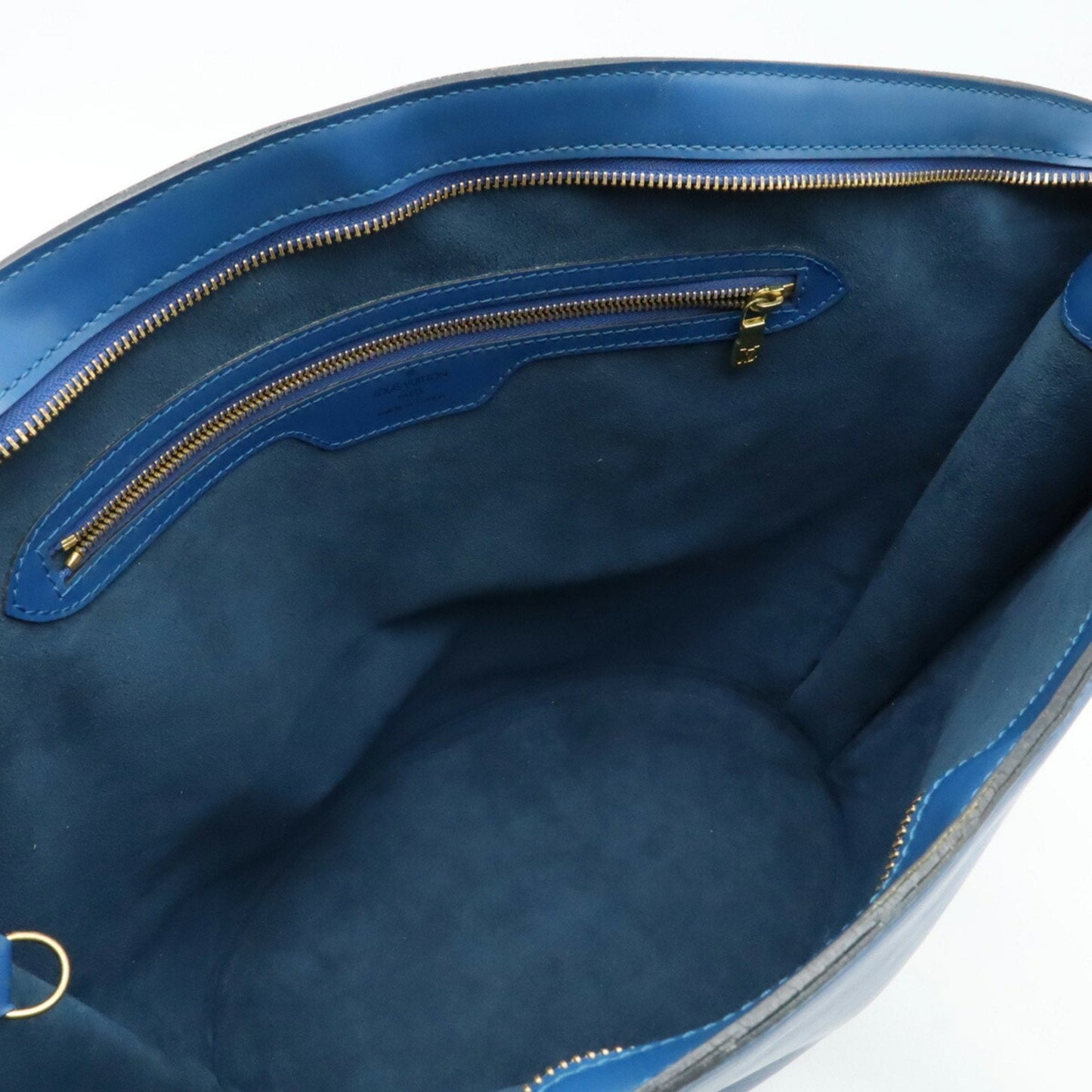 Louis Vuitton Toledo Blue Epi Leather Shoulder Bag Tote Bag