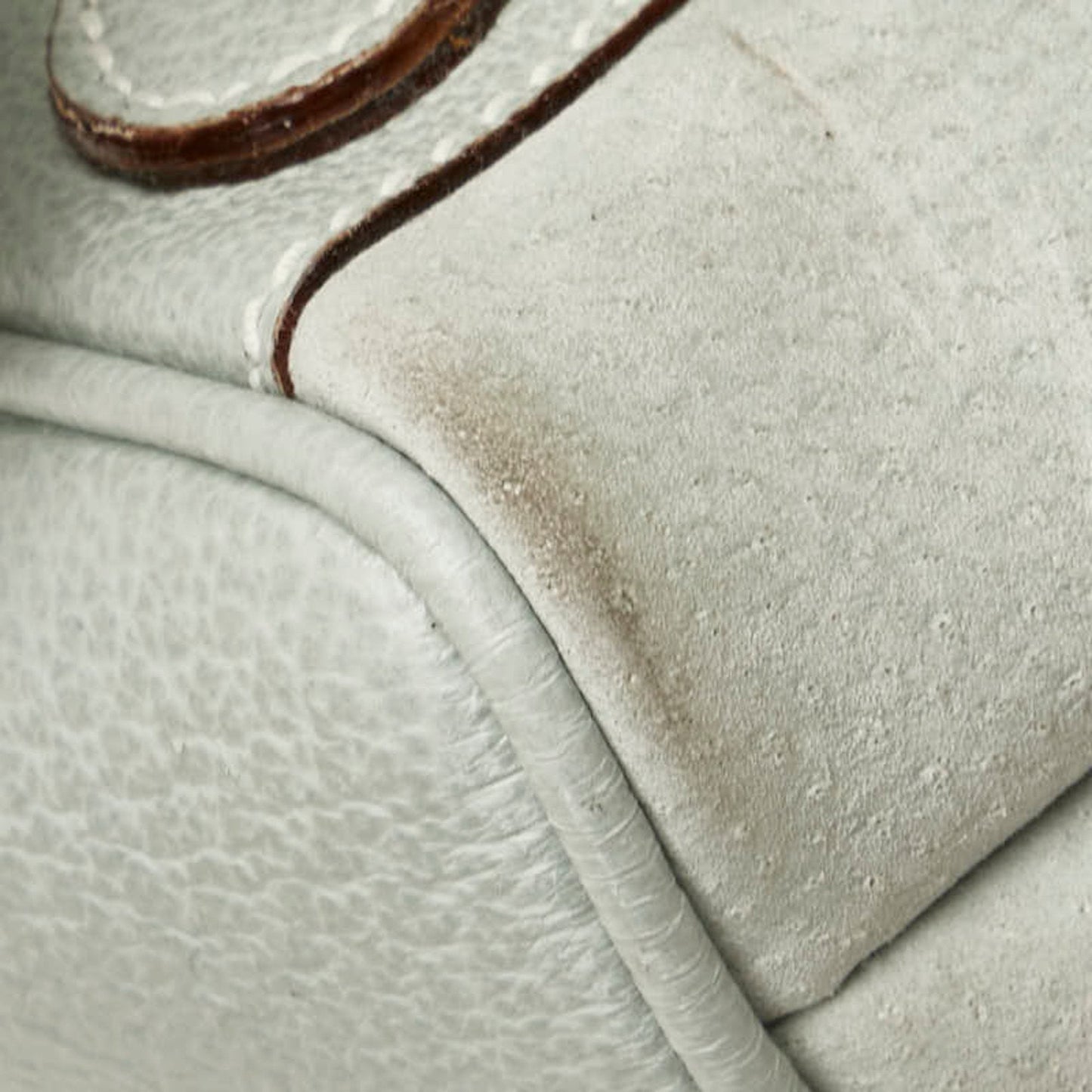 Gucci Light Blue Leather Suede Backpack