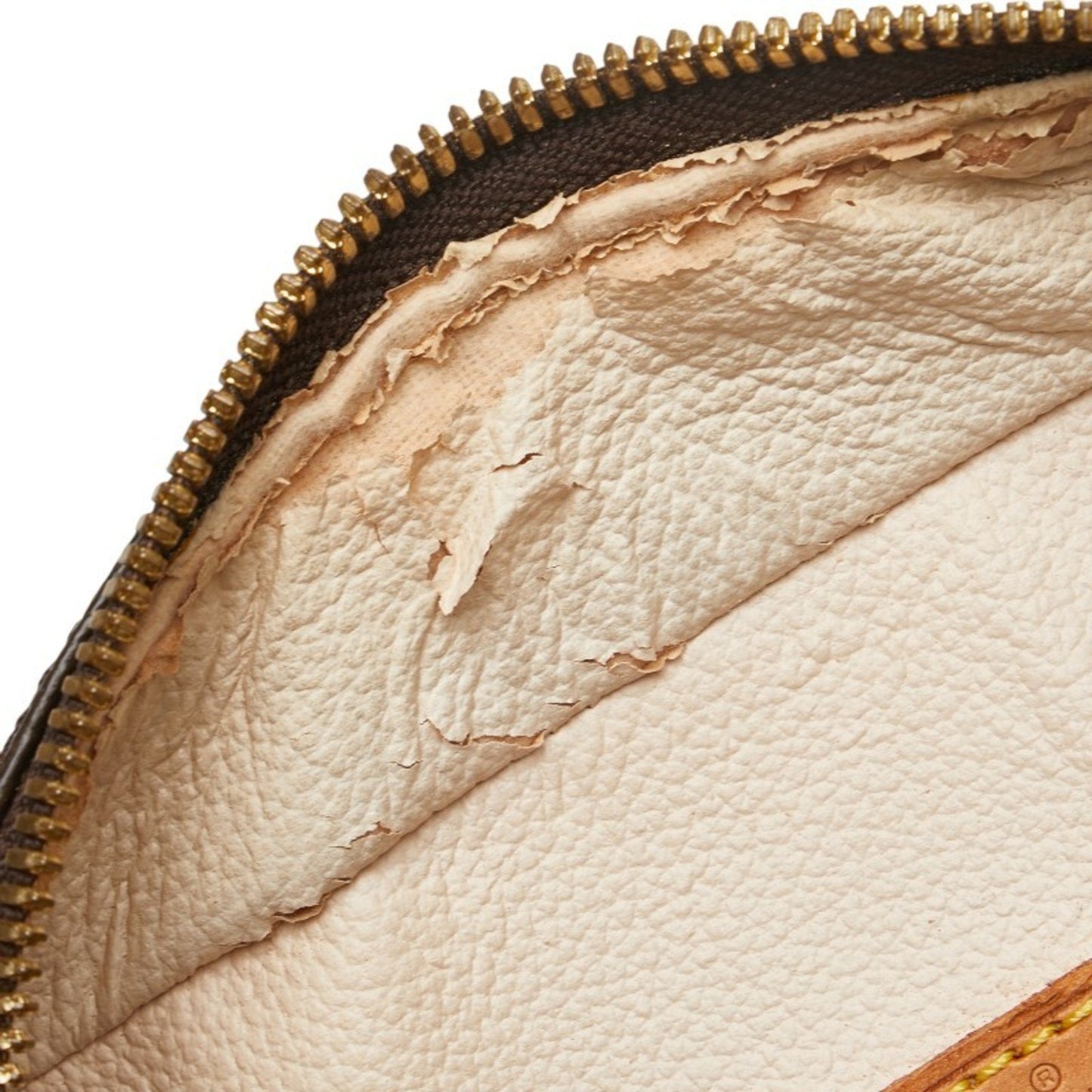 Louis Vuitton Brown Pvc Leather Handbag Shoulder Bag