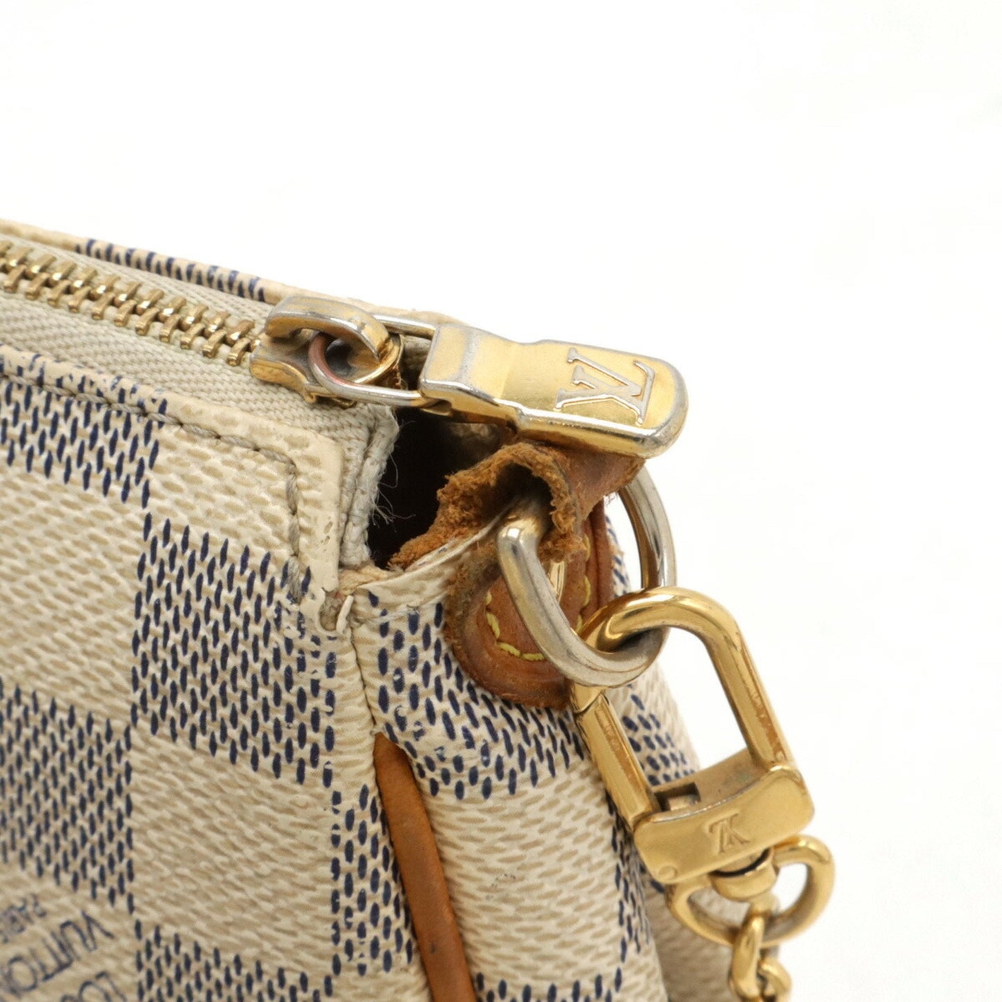 Louis Vuitton Ivory Damier Azur Pouch Shoulder Bag