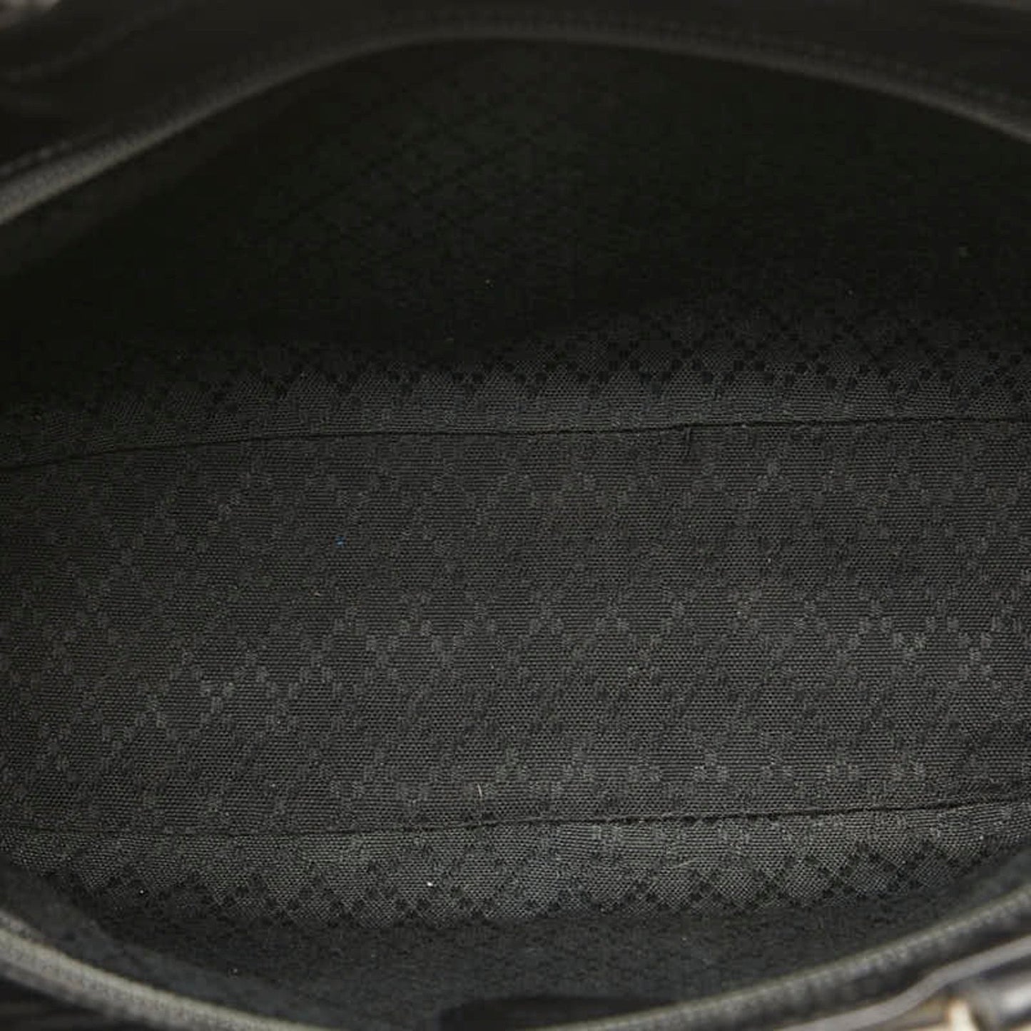 Gucci Black Canvas Handbag Tote Bag