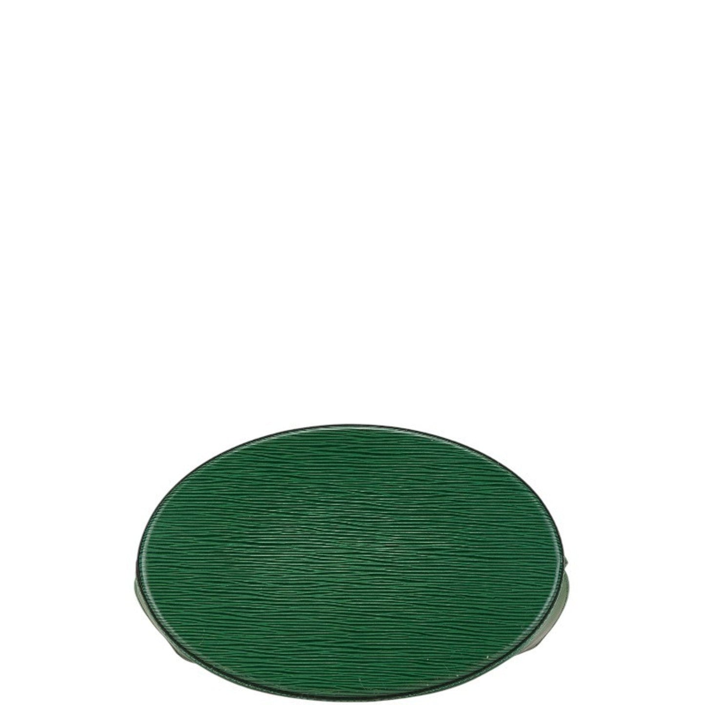 Louis Vuitton Borneo Green Leather Shoulder Bag
