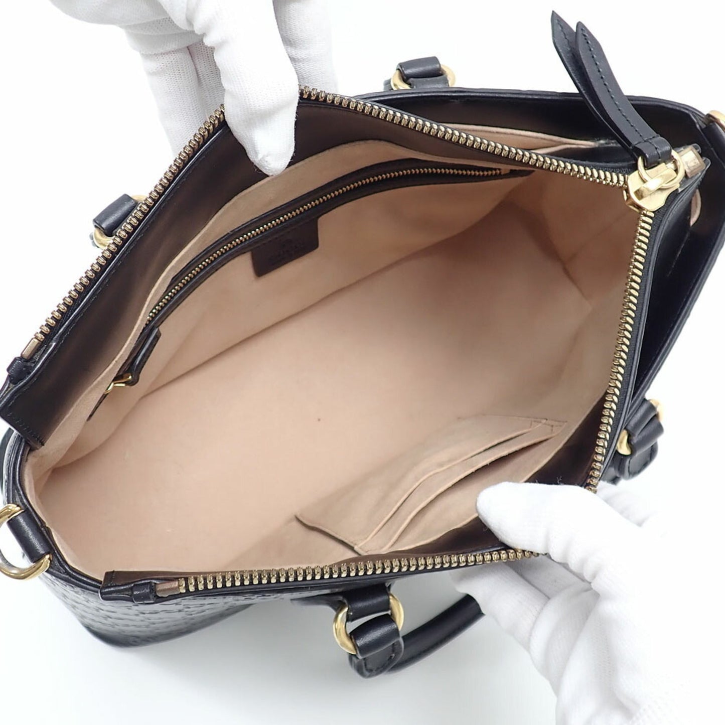 Gucci Black Leather Handbag