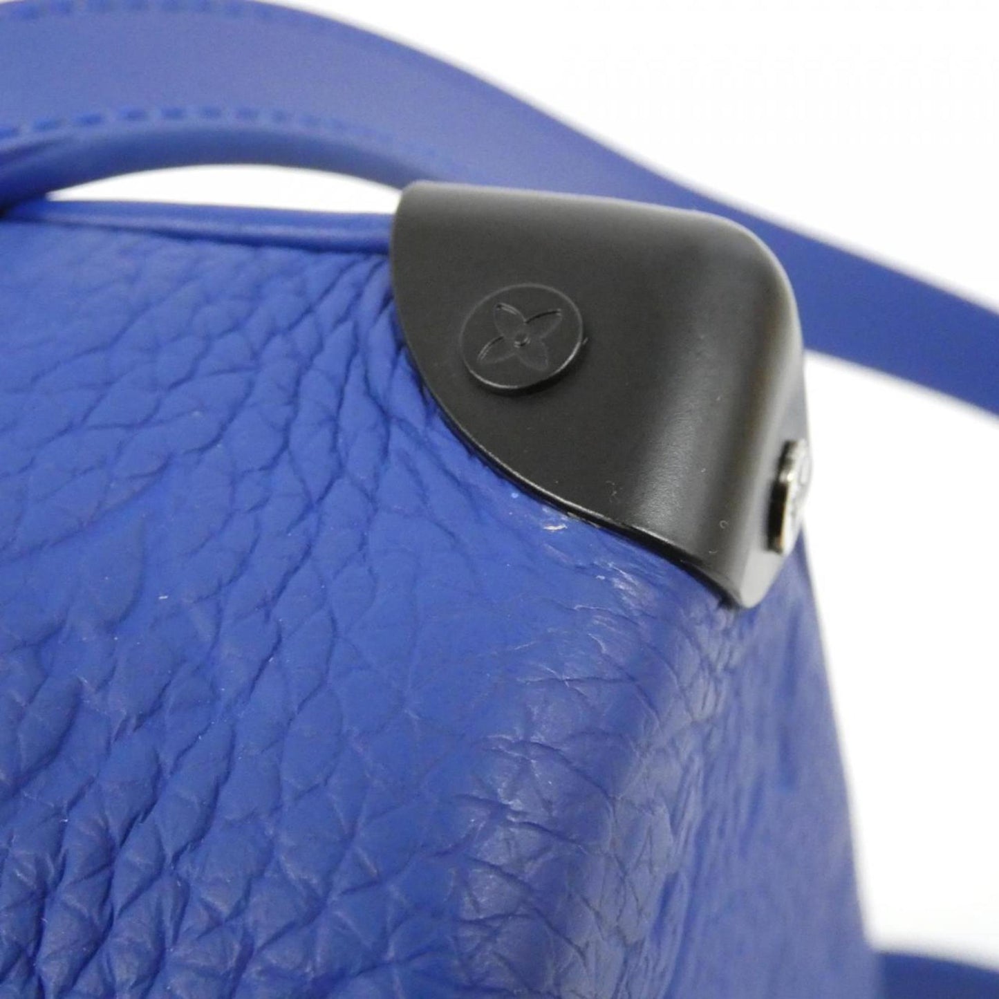 Louis Vuitton Blue Leather Shoulder Bag