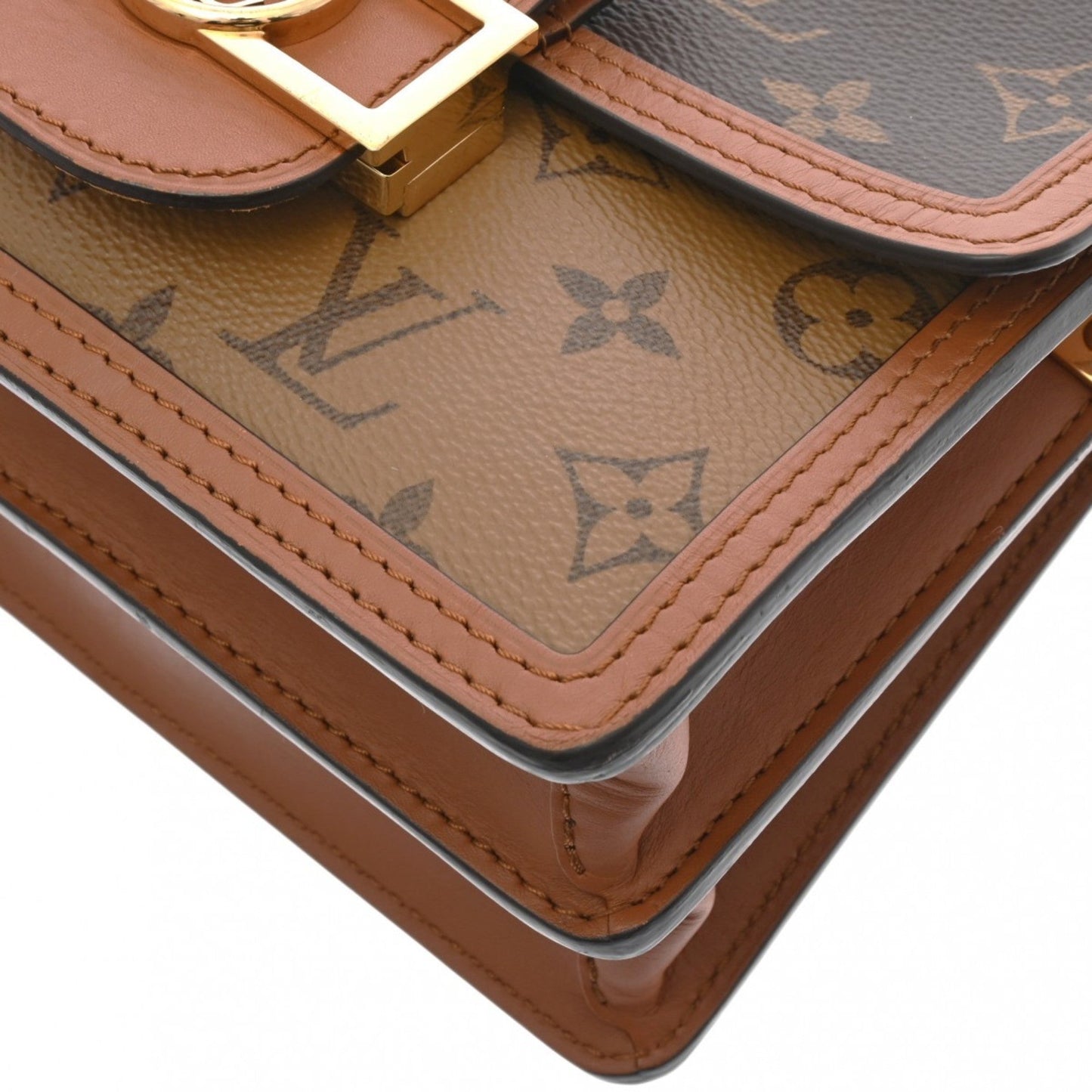 Louis Vuitton Brown Monogram Canvas Shoulder Bag