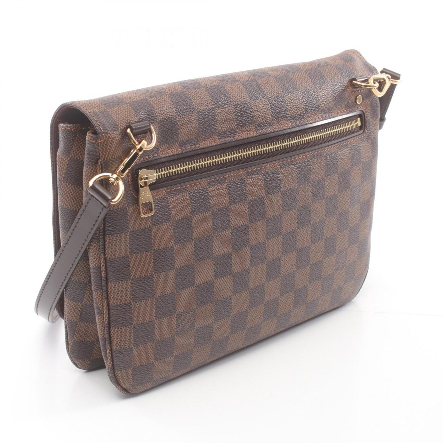 Louis Vuitton Brown Pvc Leather Shoulder Bag